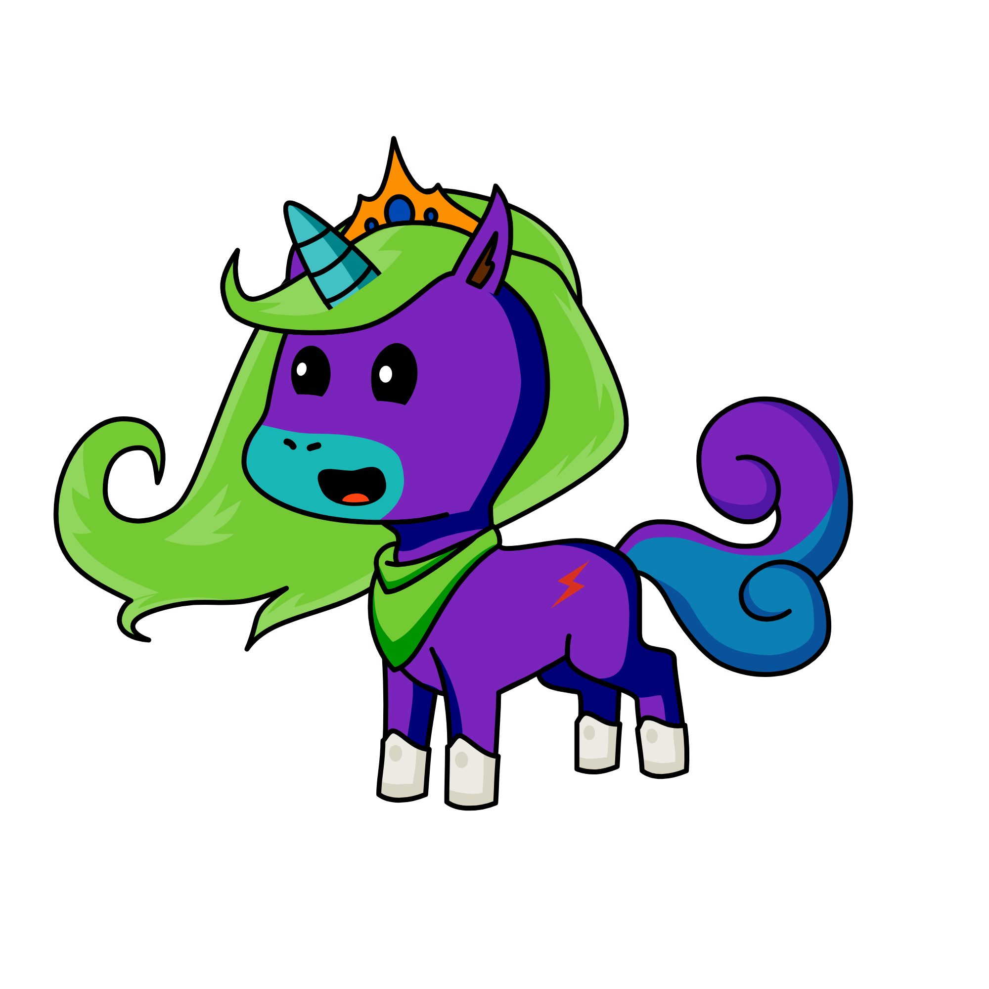 DJ Mad Hatter, the unicorn