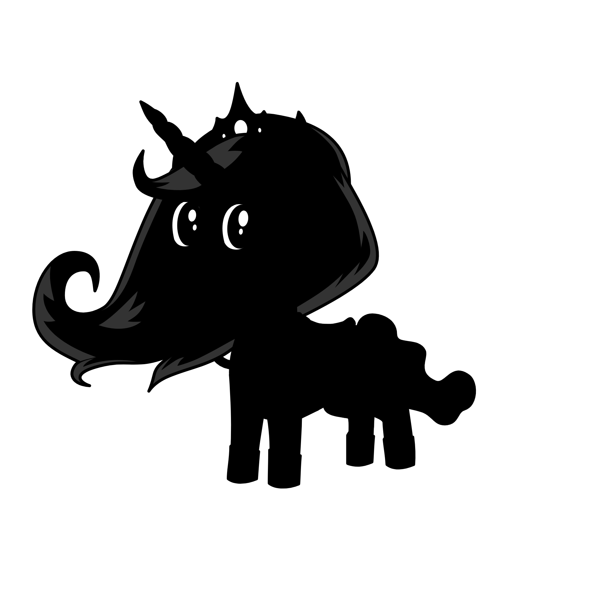 Midnight, the unicorn