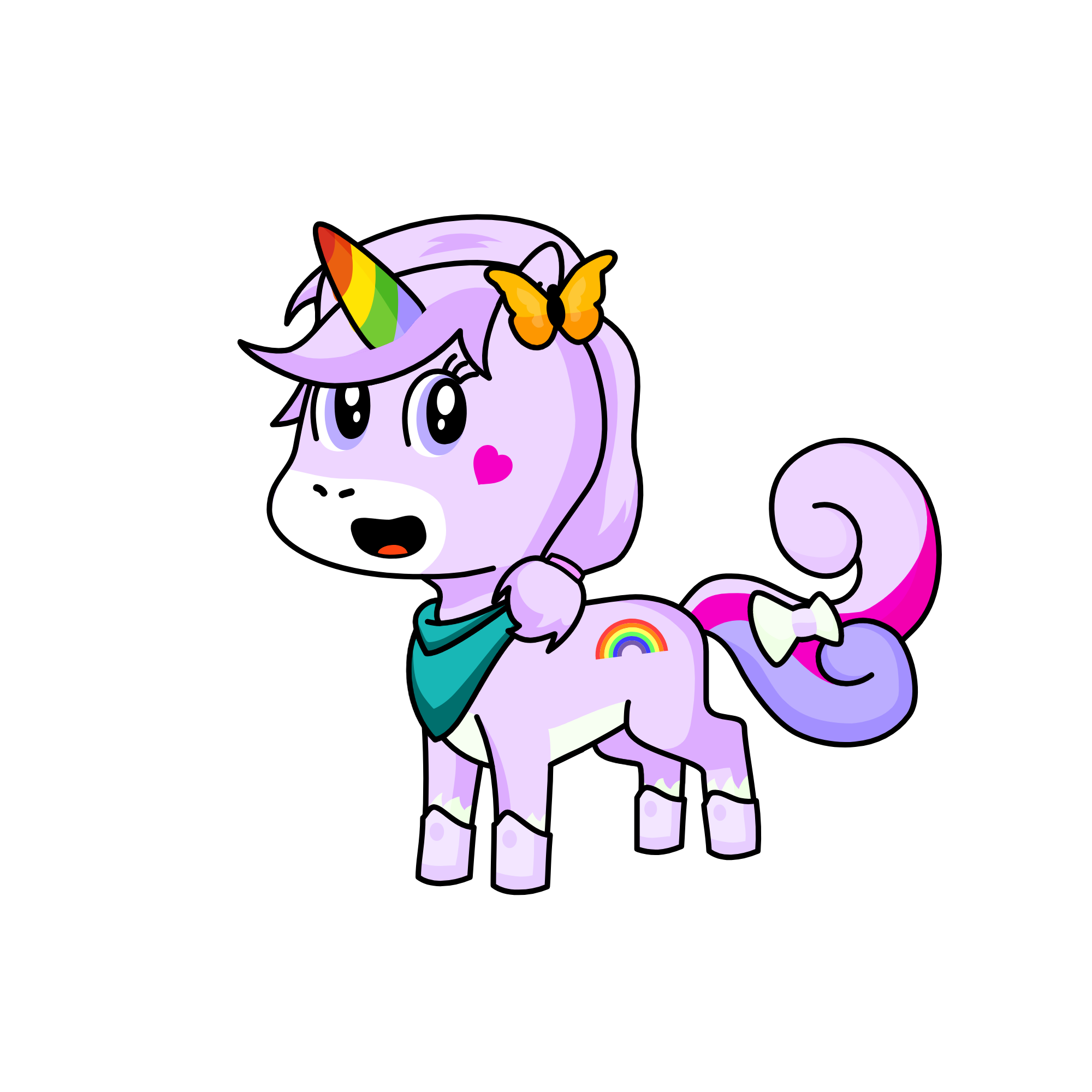 🌸 Luna, the unicorn