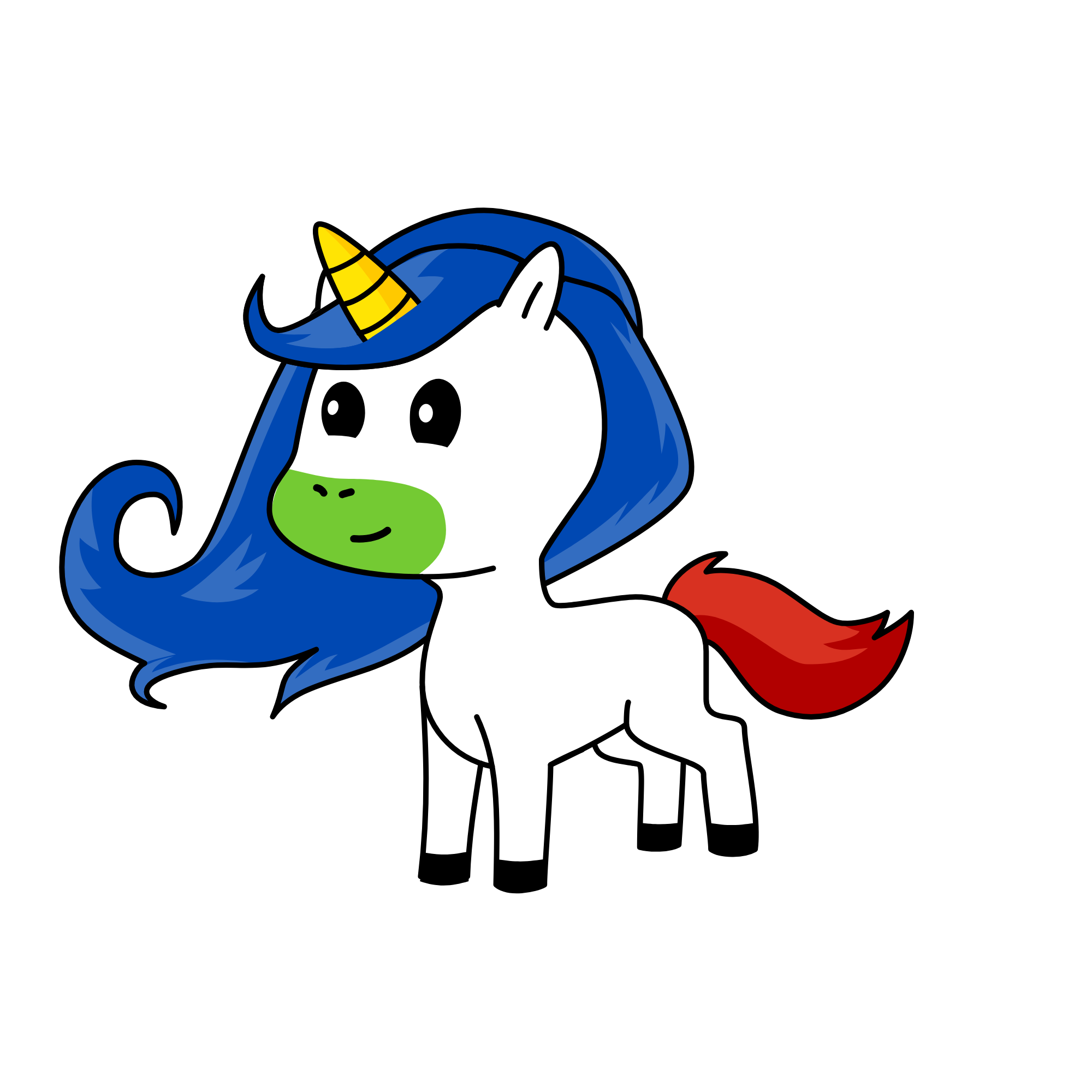 Unicorn of fellings, the unicorn