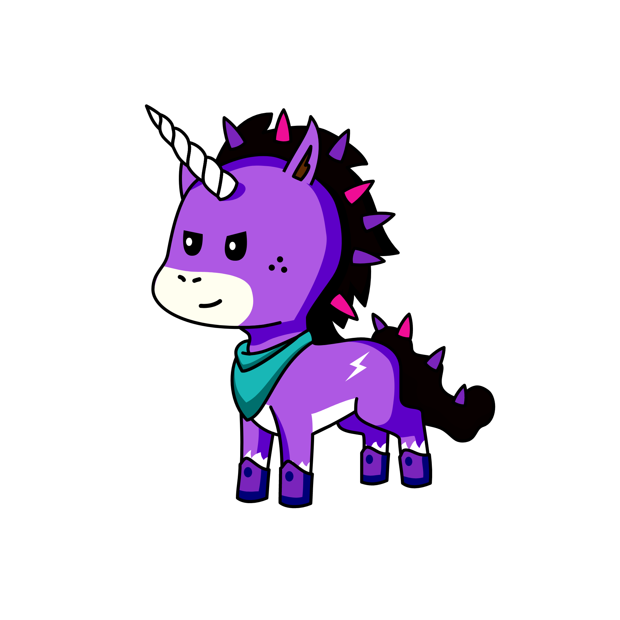 Lilac, the unicorn