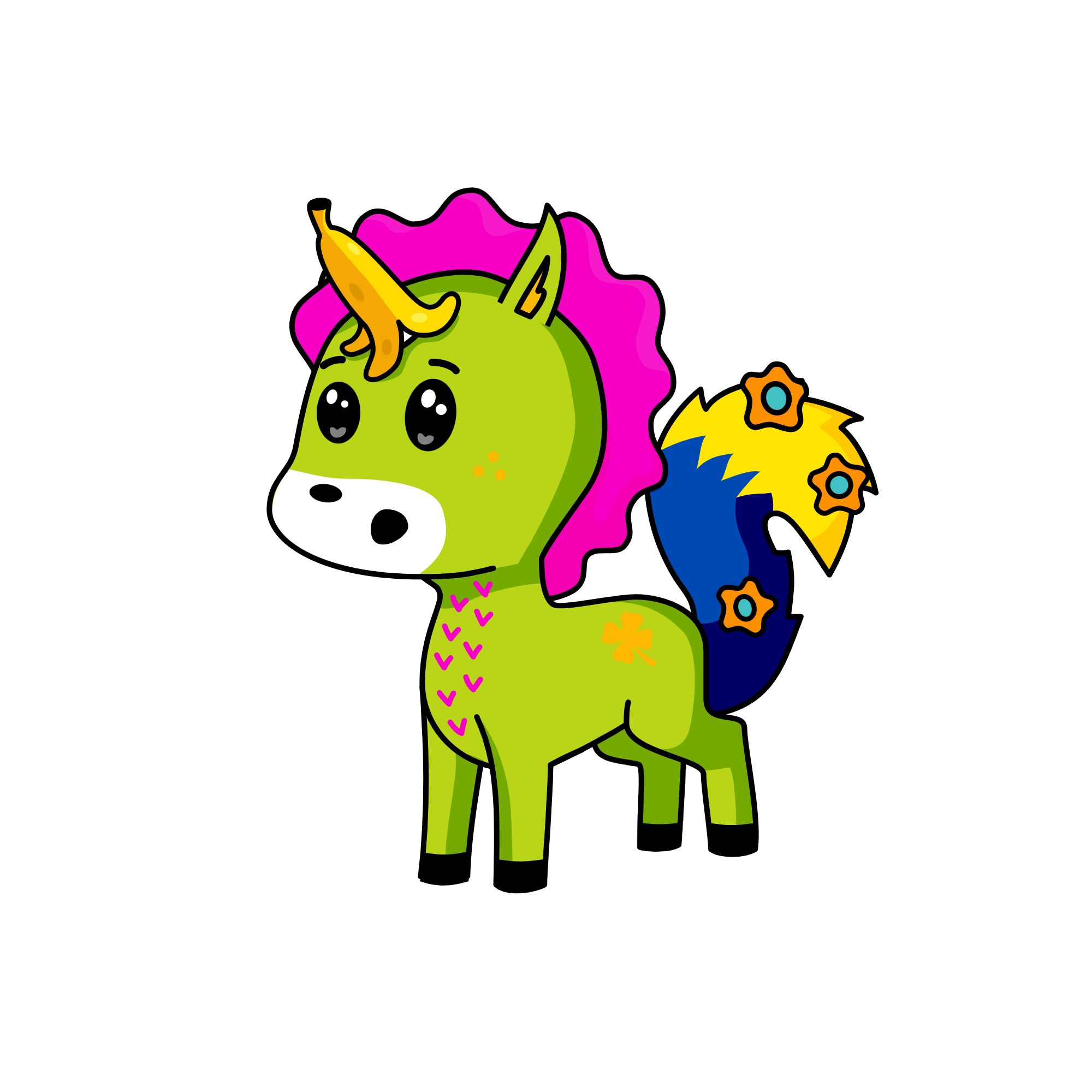 butt, the unicorn