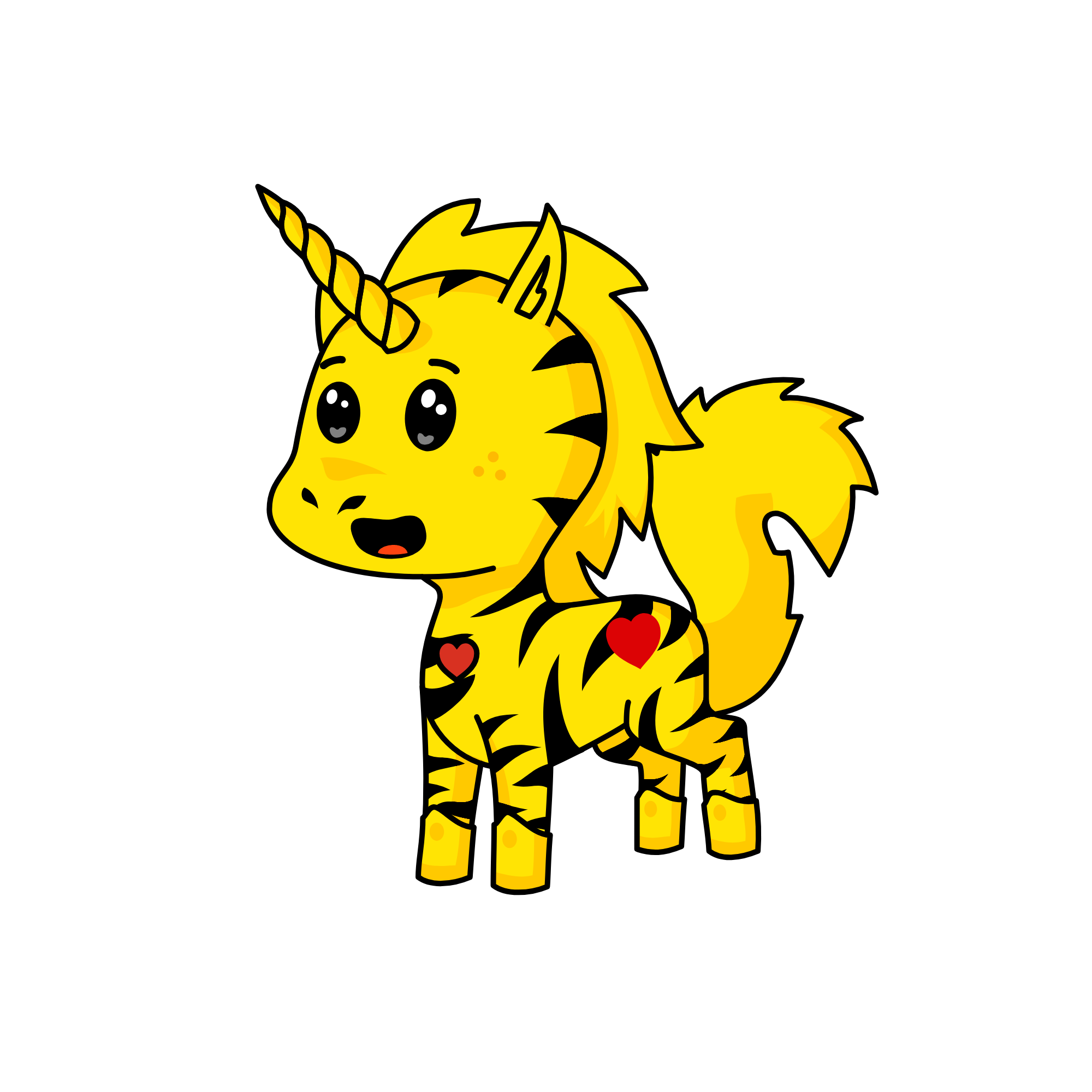 happy michael, the unicorn