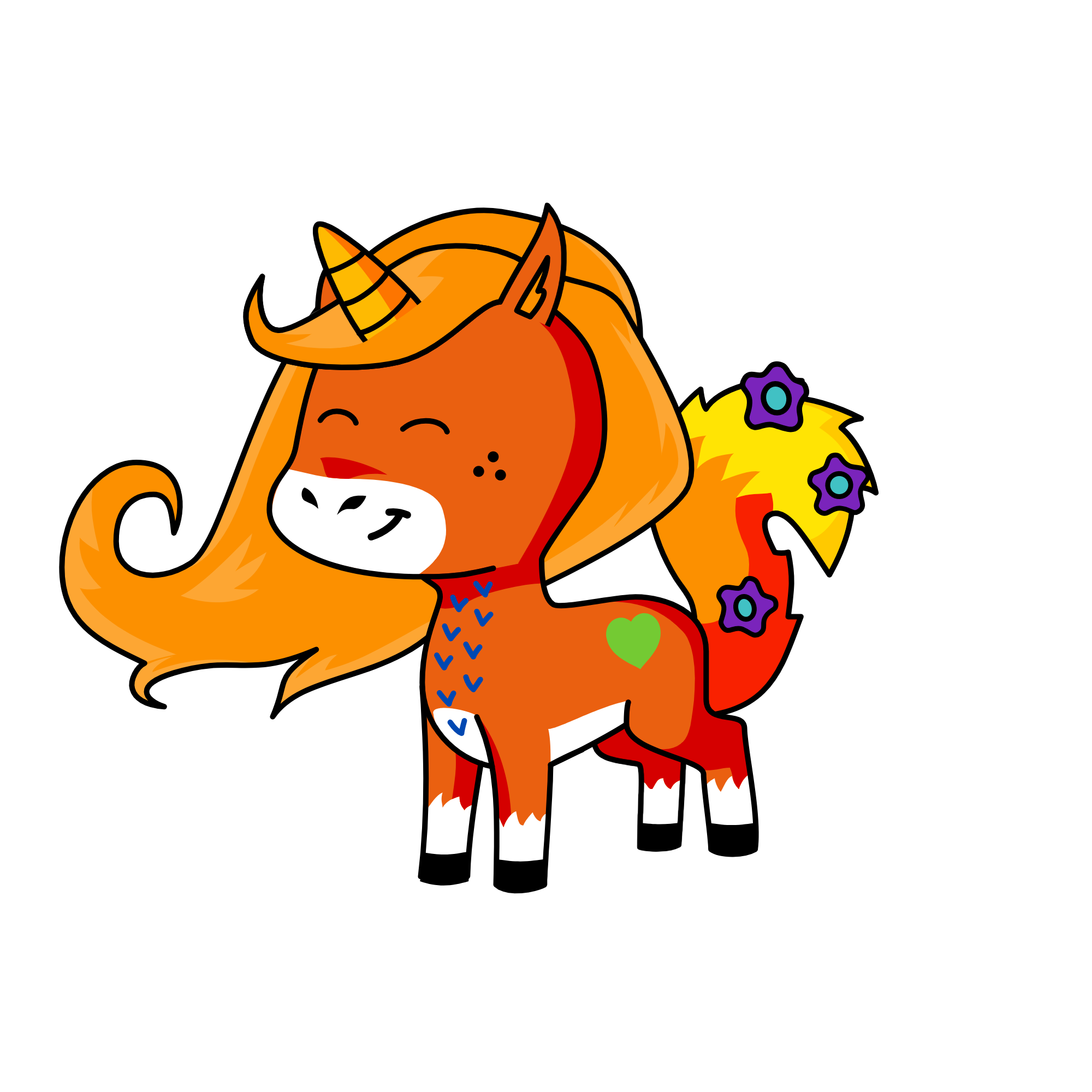 trallalleloo tra la la, the unicorn