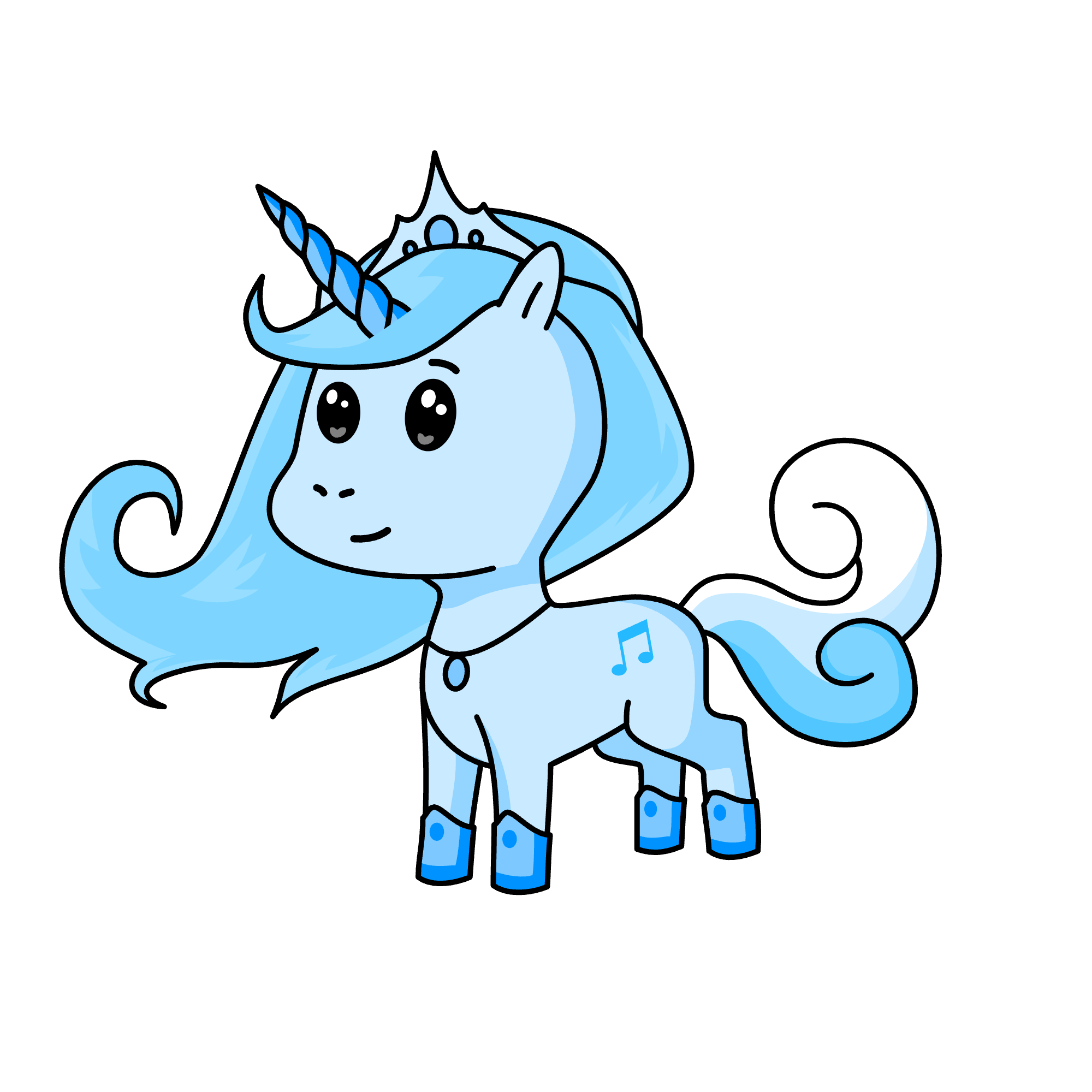 Snow, the unicorn