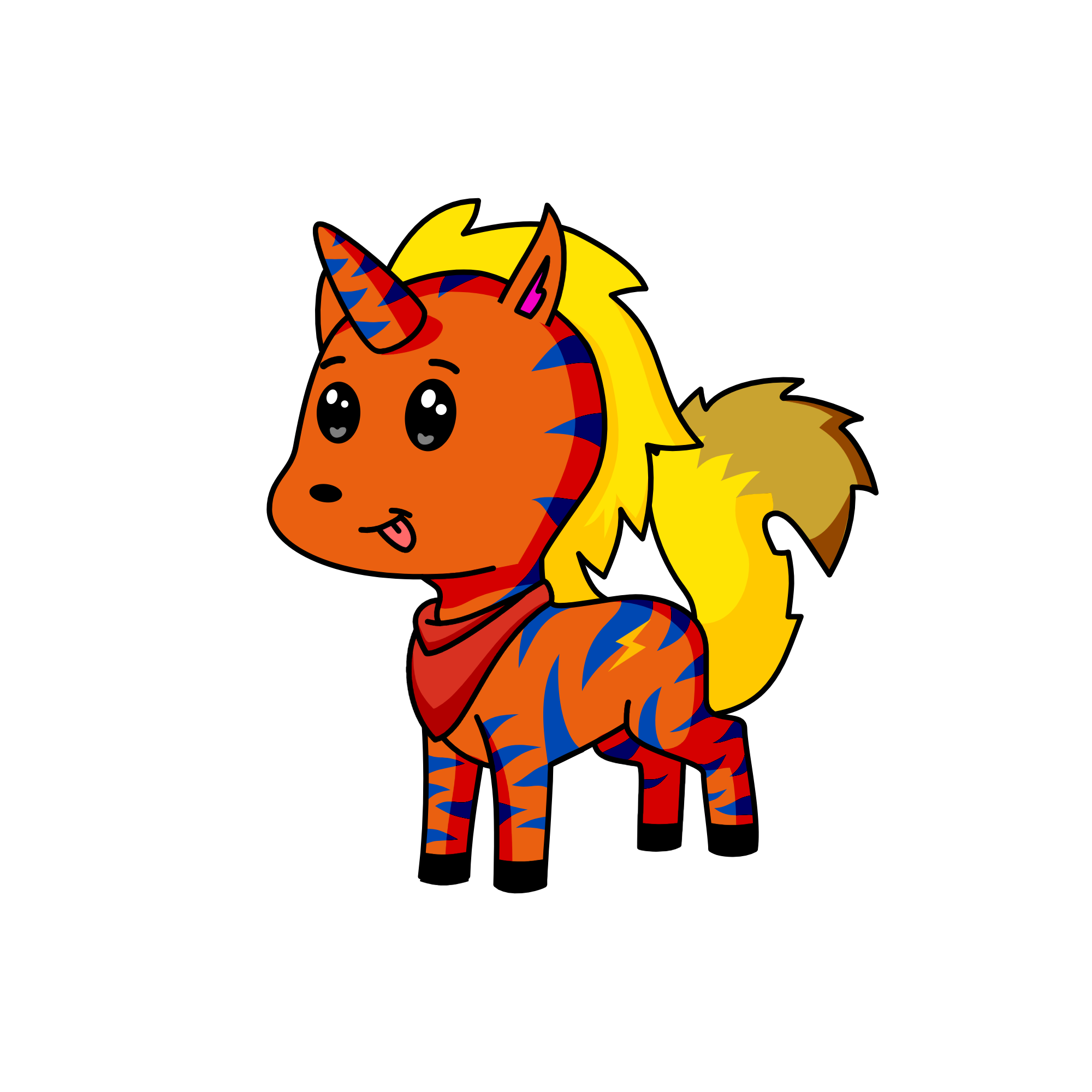 Dash, the unicorn