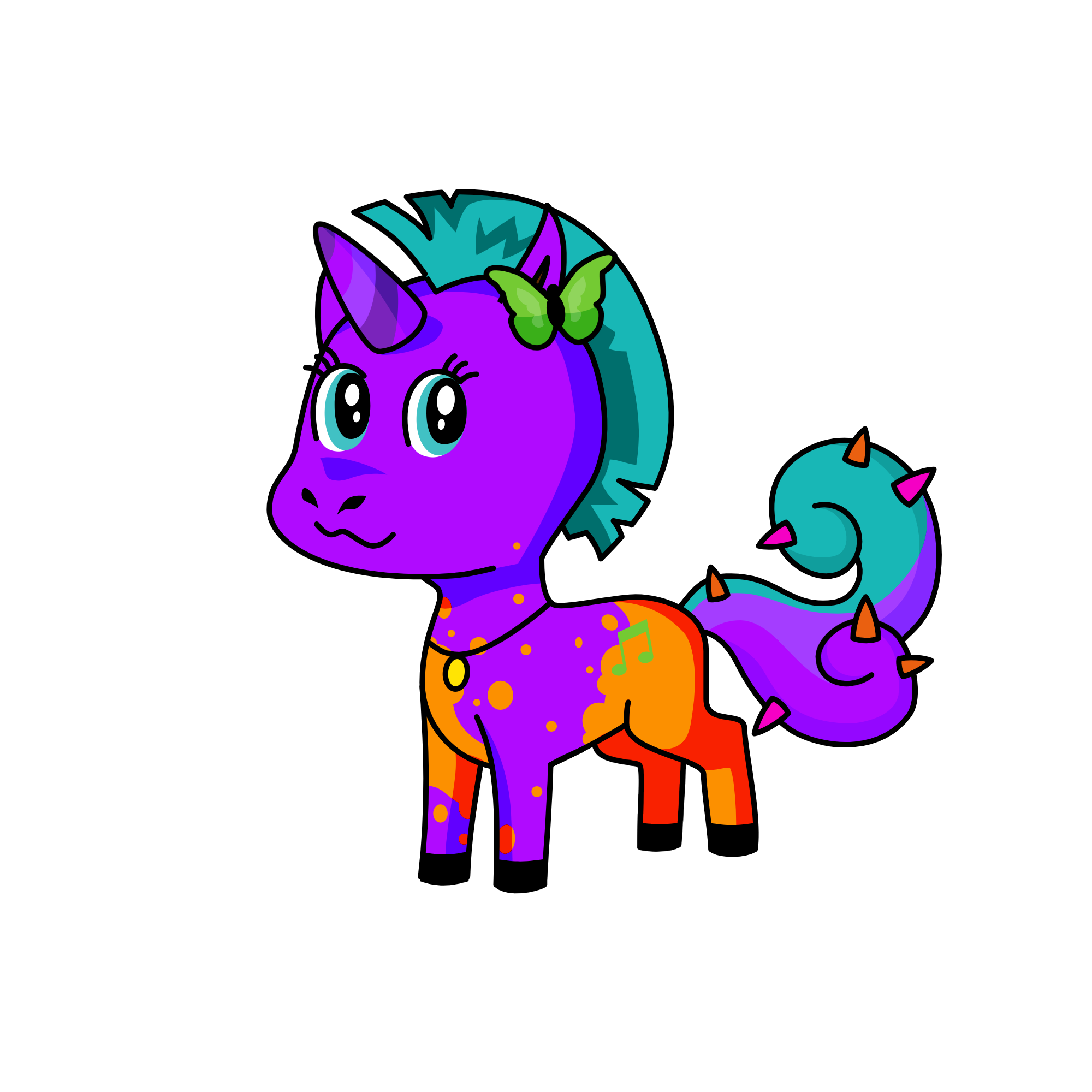 Saurj ;uf, the unicorn