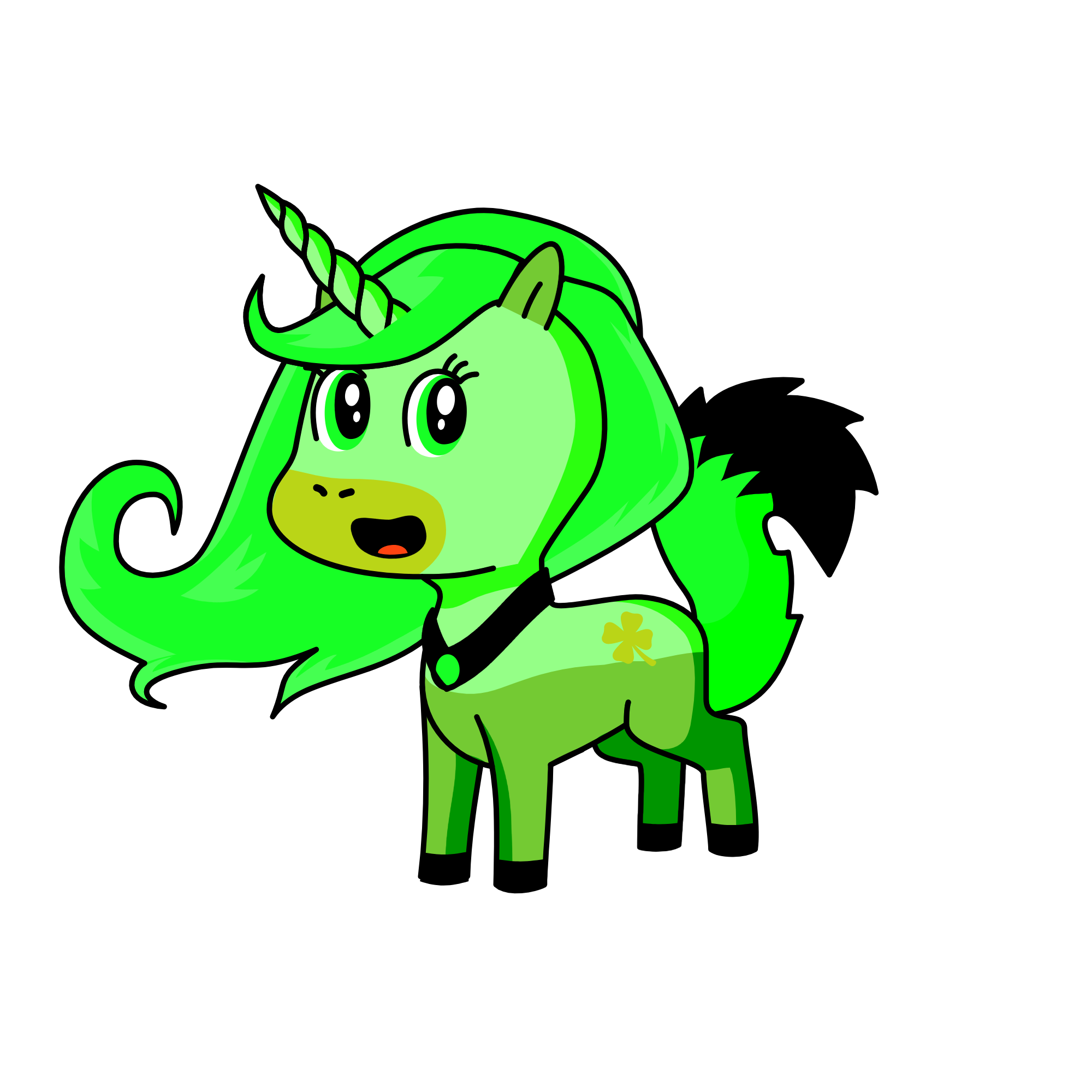 Lucky, the unicorn