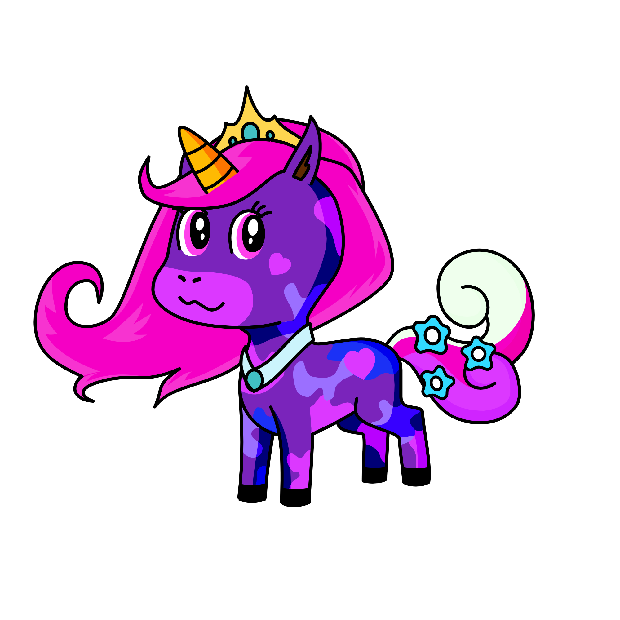 Glory, the unicorn