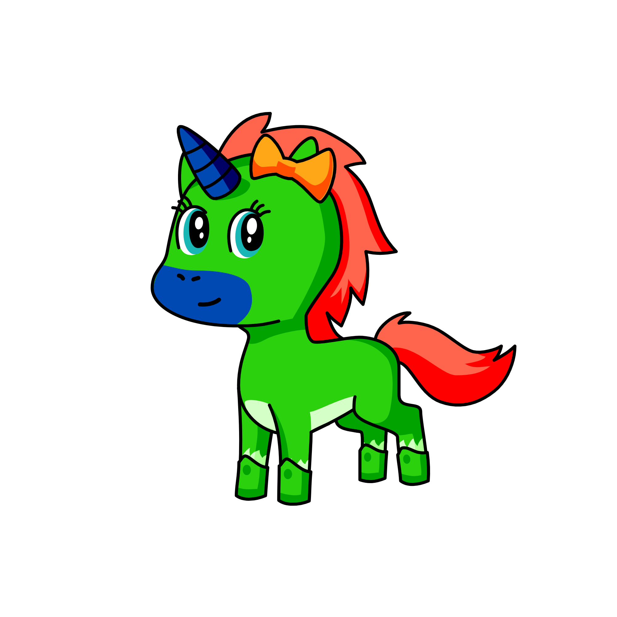 Glory wof, the unicorn