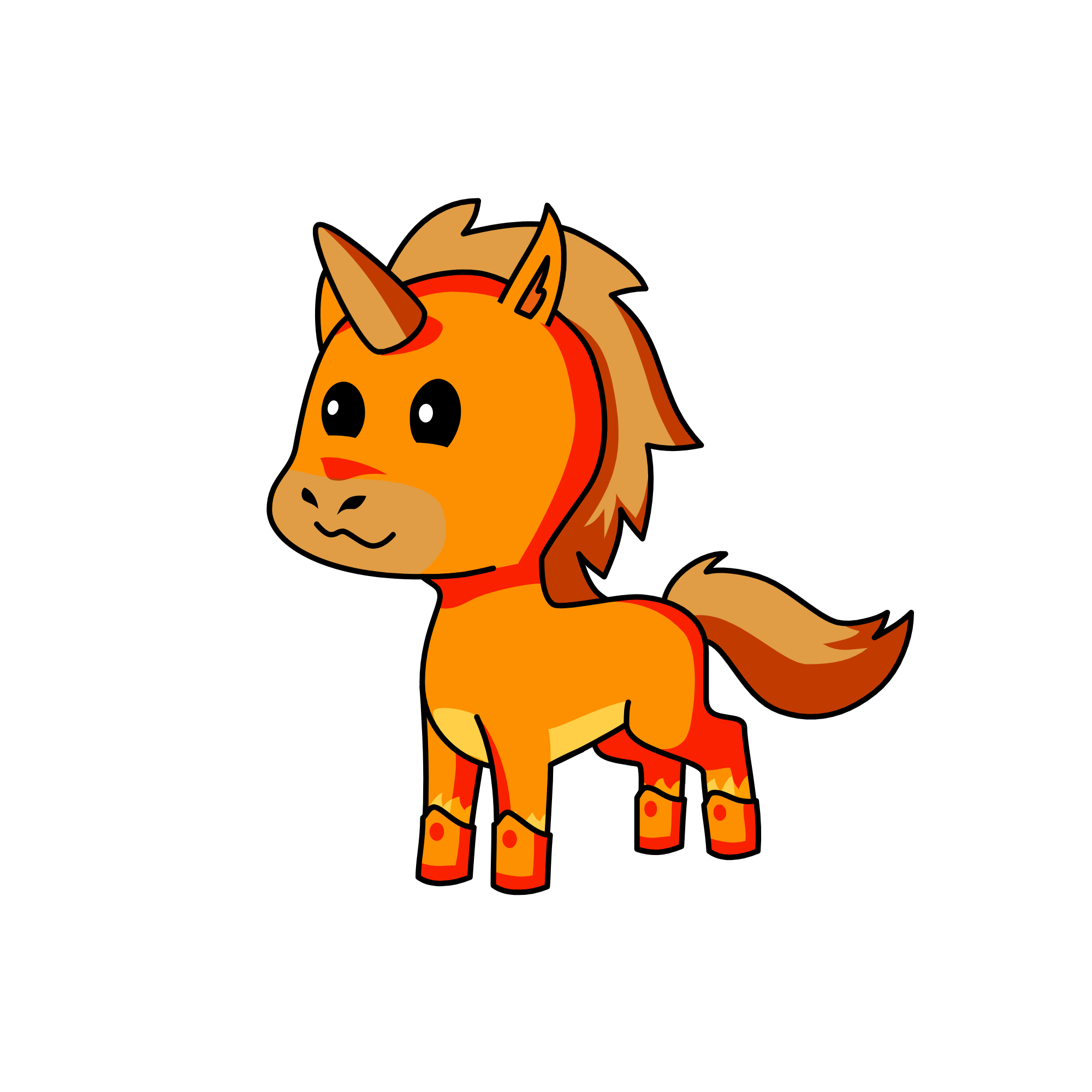 Clay wof, the unicorn