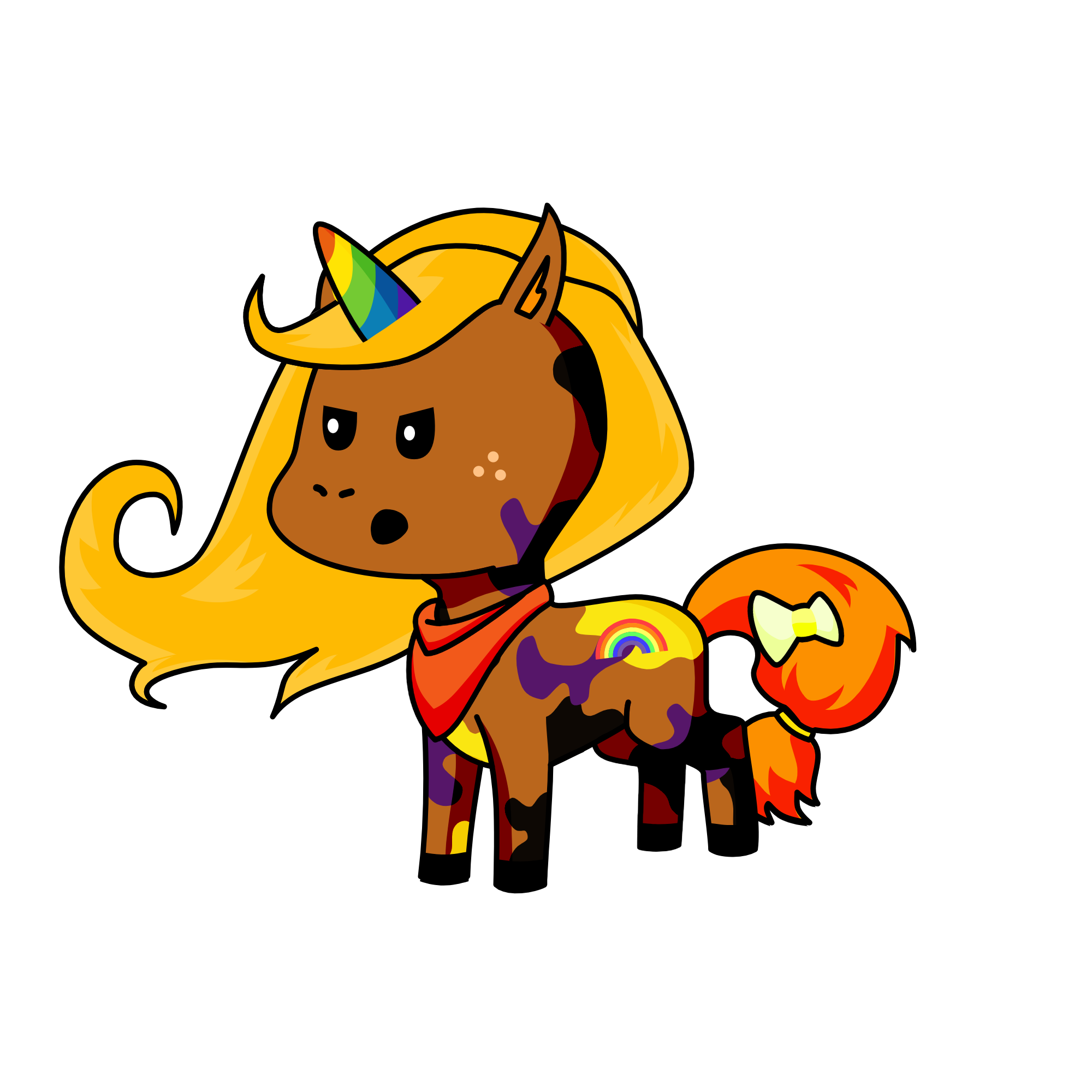 paintbrush ii, the unicorn