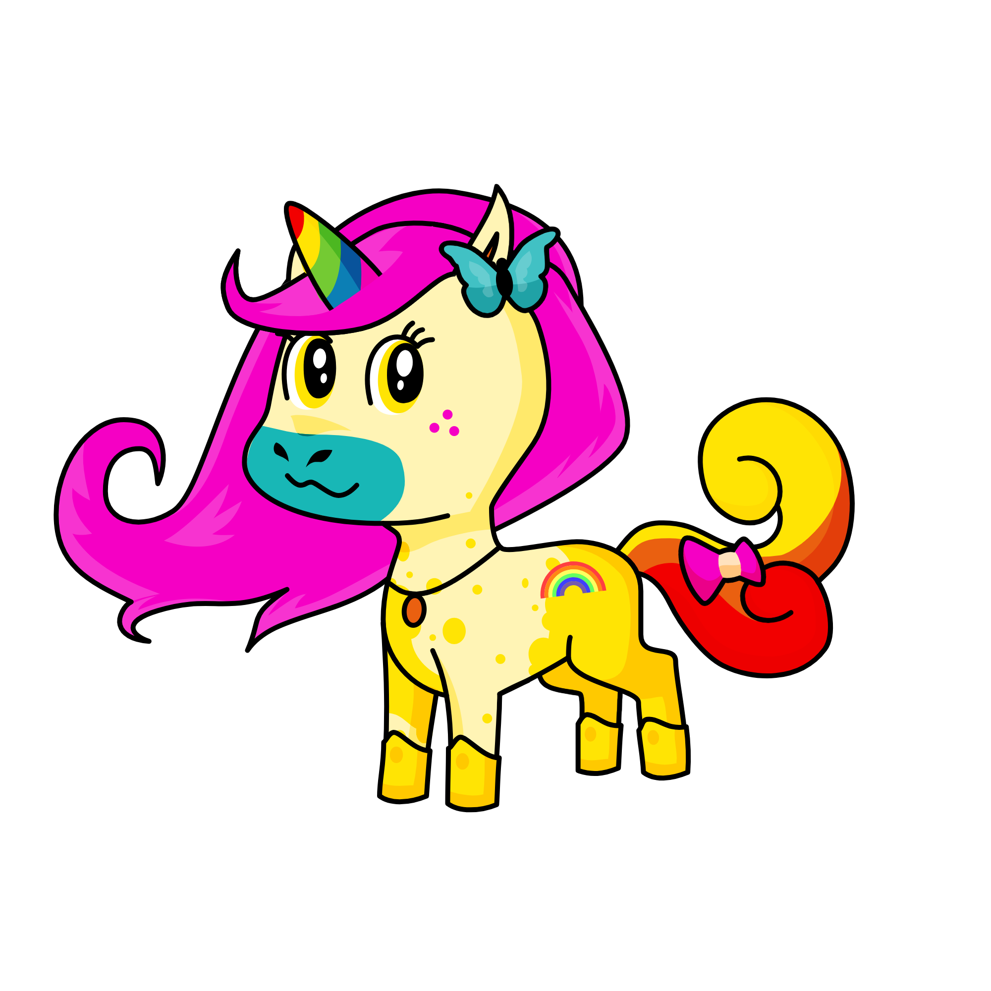 Tri-star, the unicorn