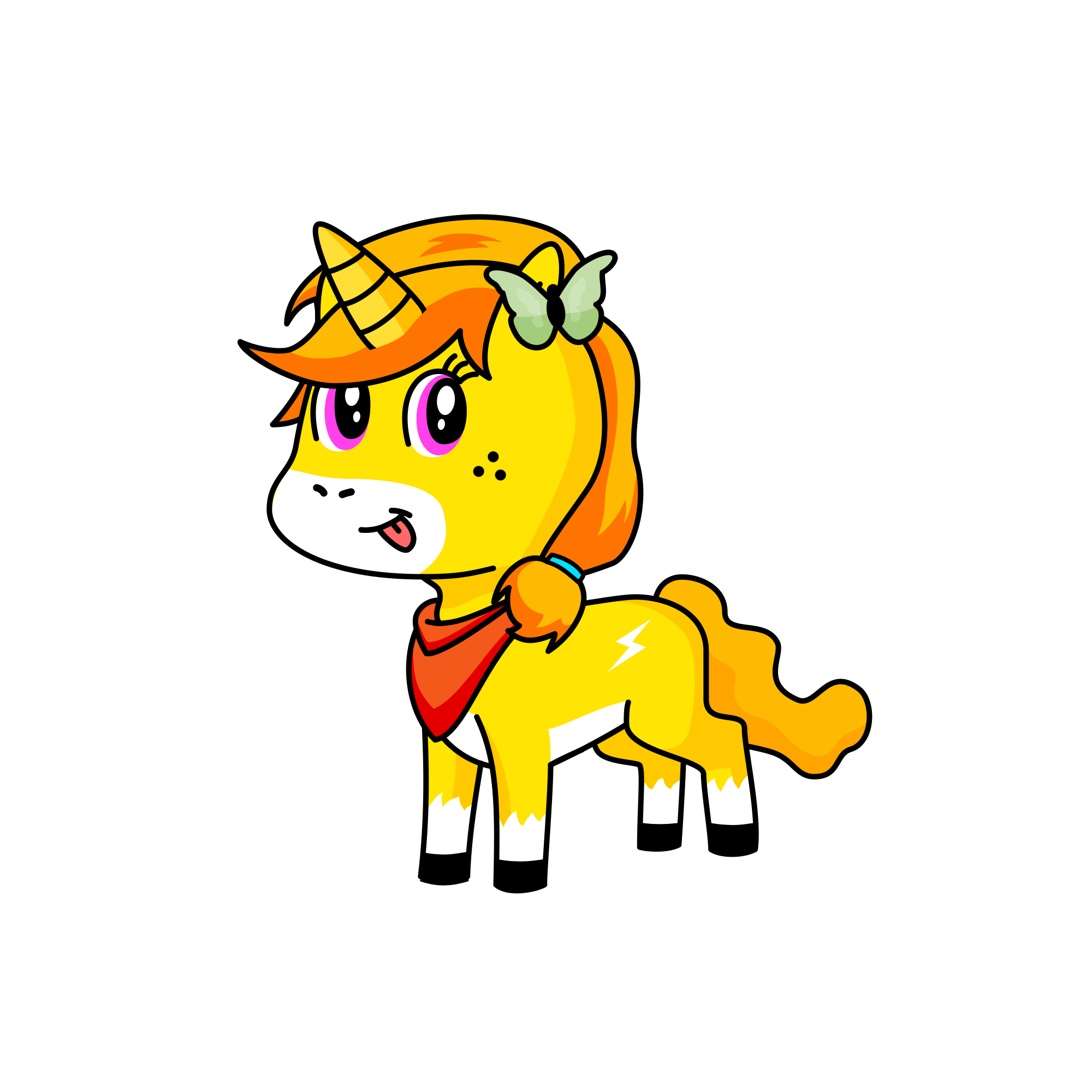 Sunshine, the unicorn