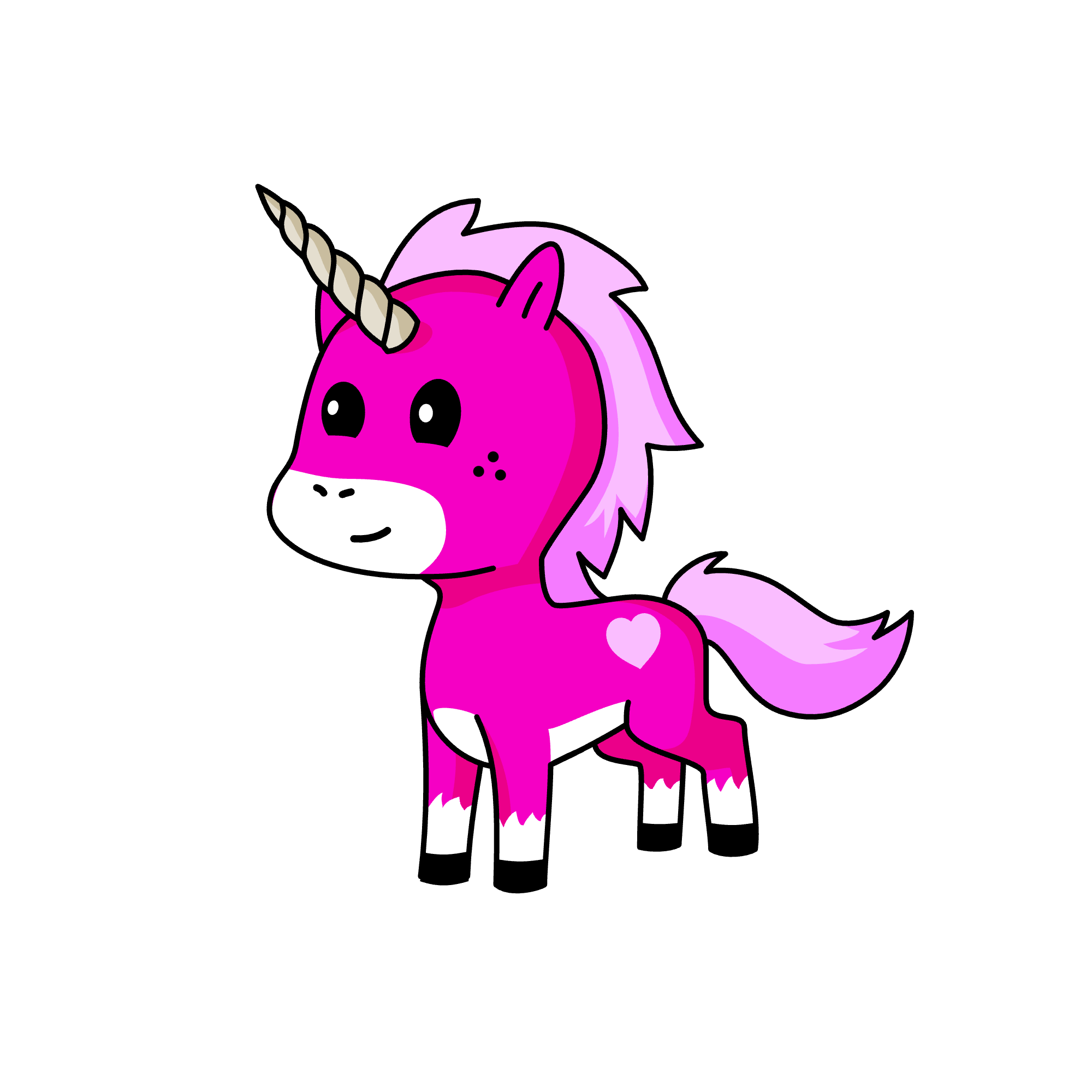 Booo, the unicorn