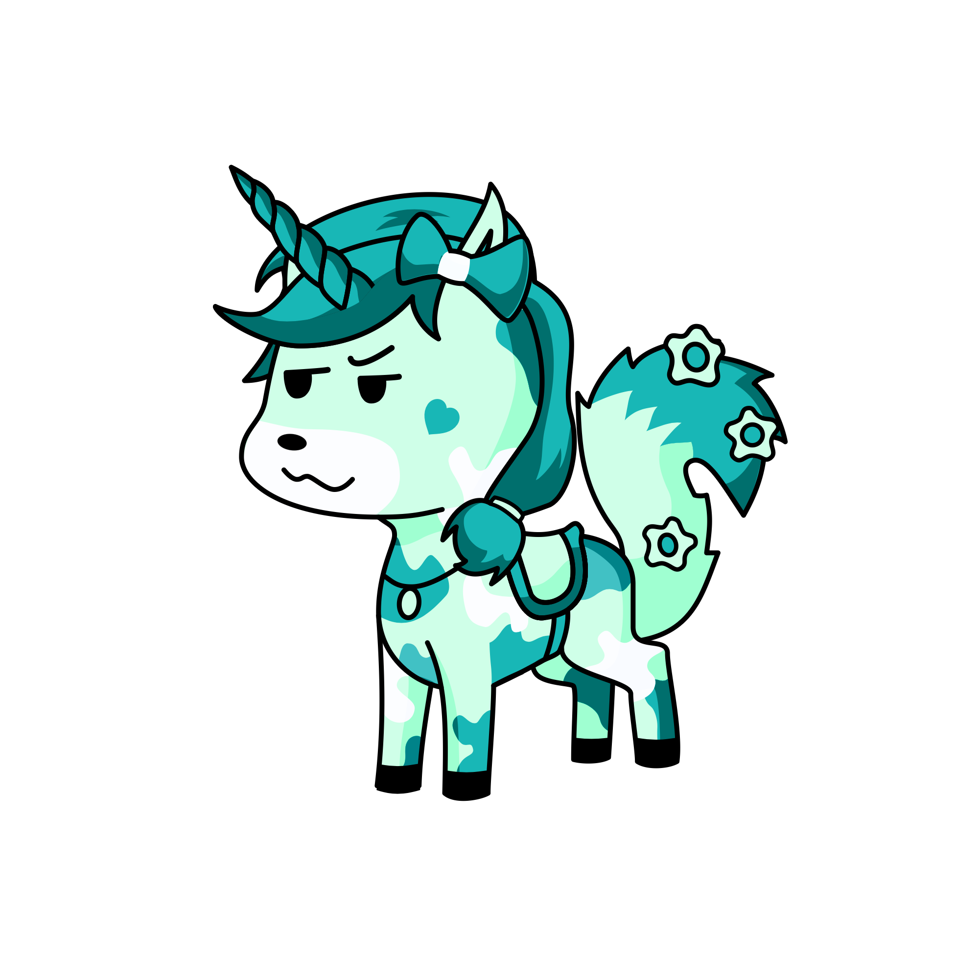 Motchi, the unicorn