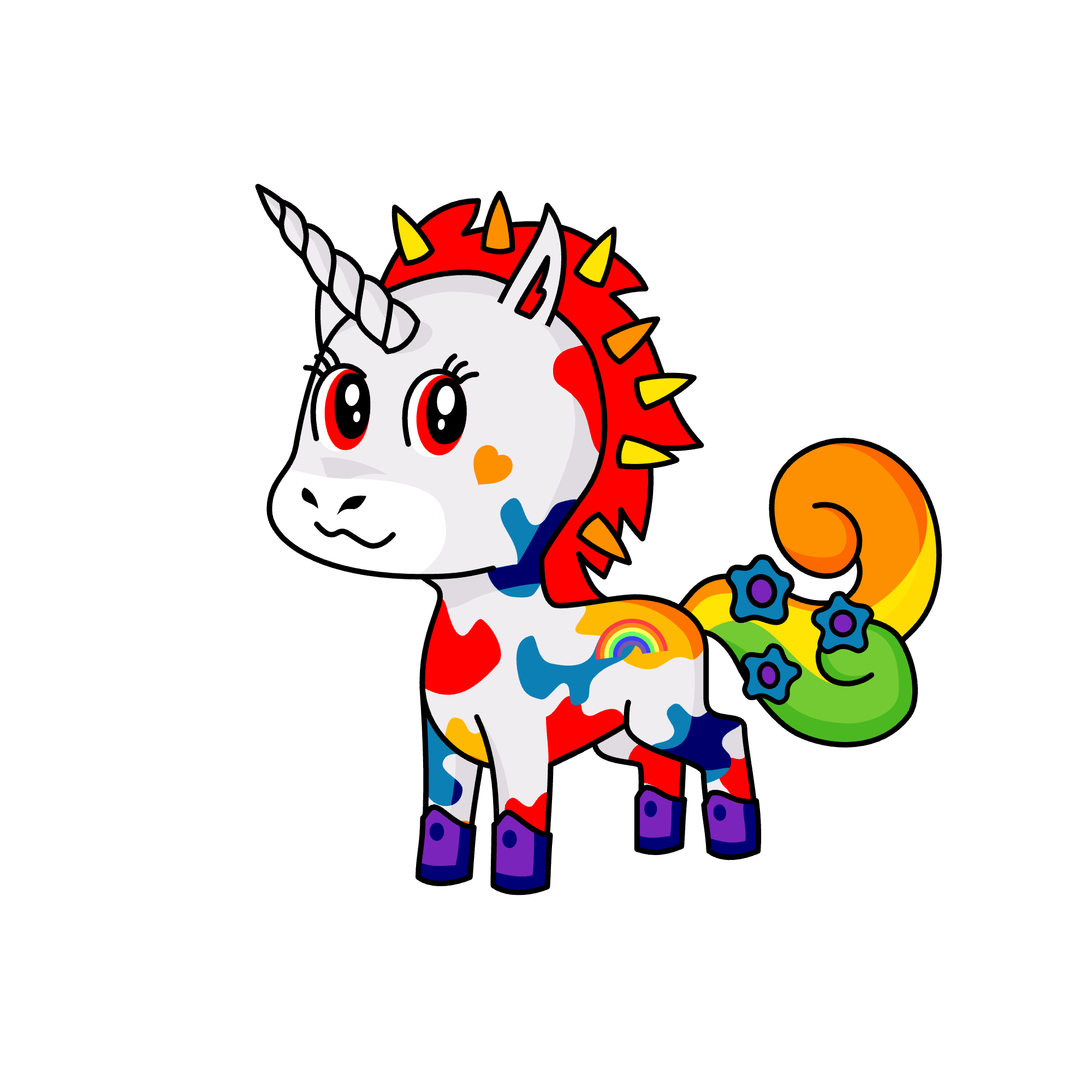 Splashy, the unicorn