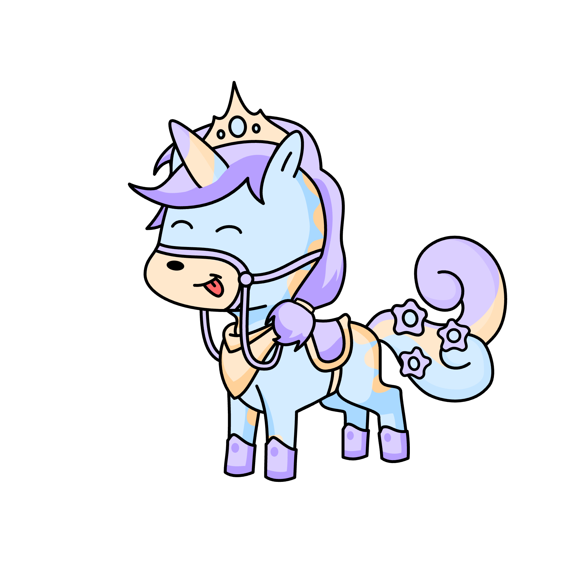 Pastel, the unicorn