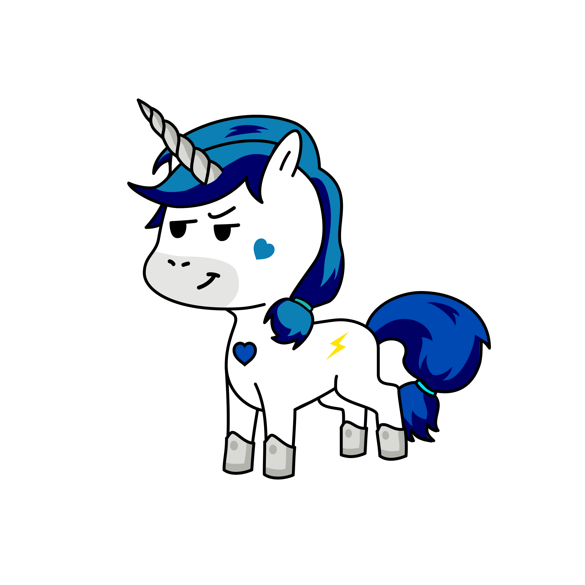 Lady Pegasus , the unicorn