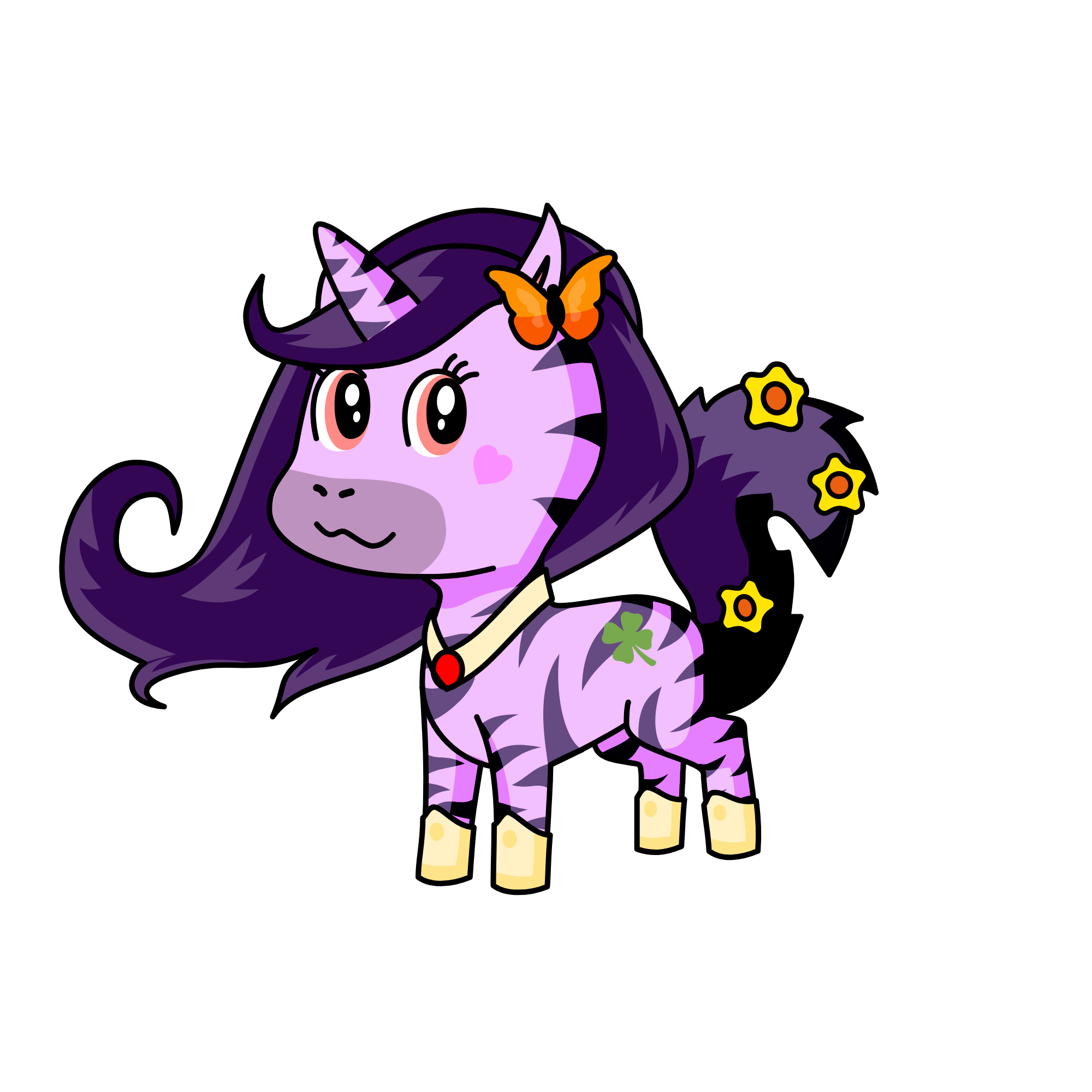 Lavender, the unicorn