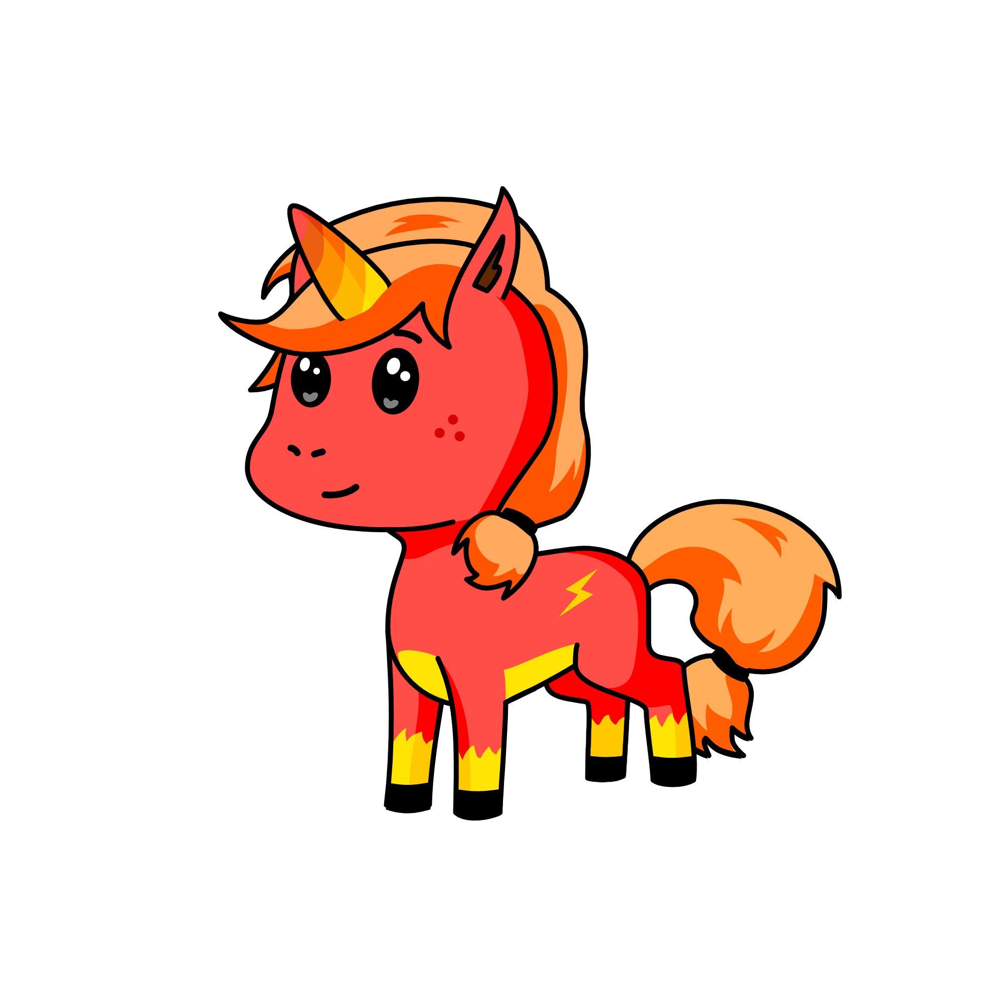 fire, the unicorn