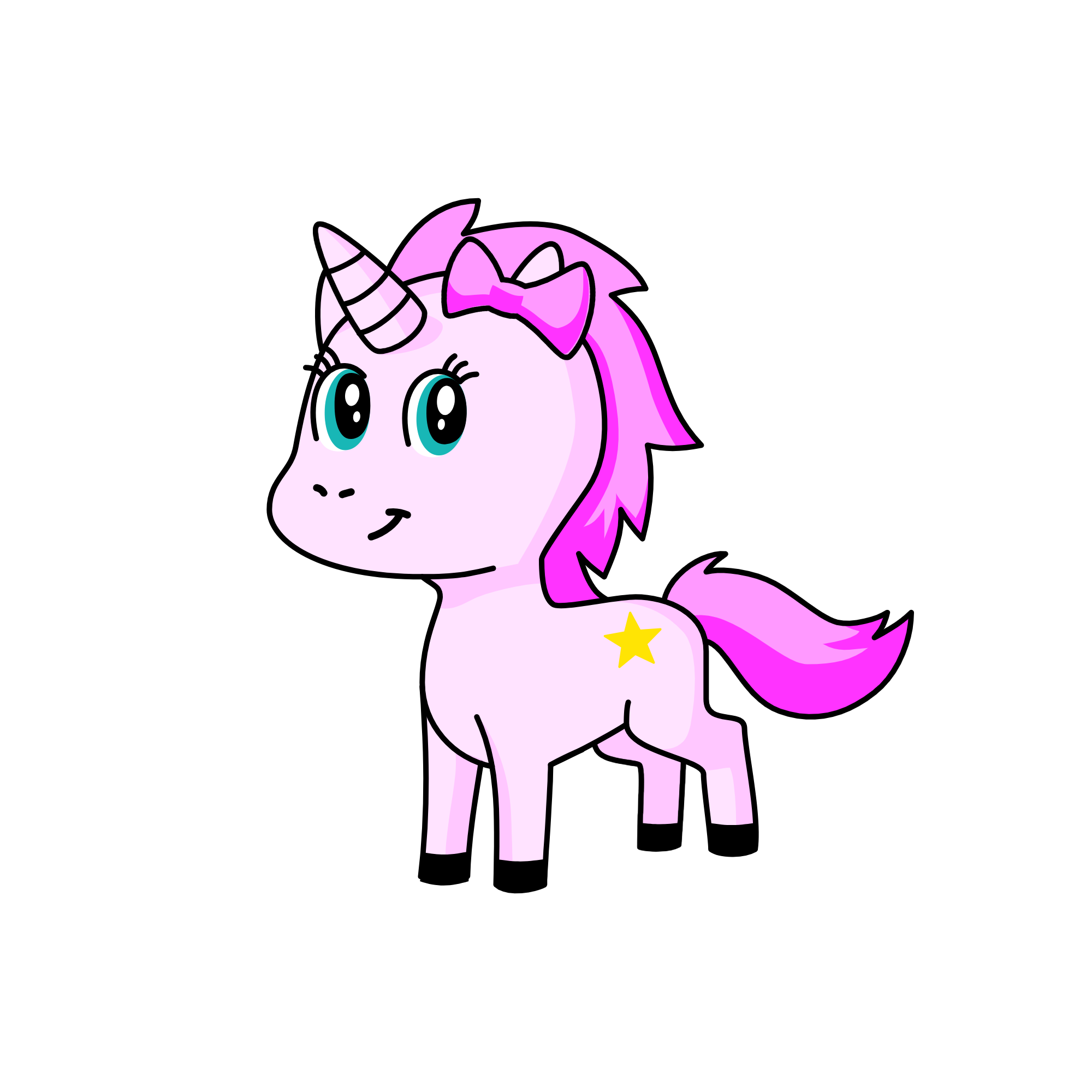 Pinki pie, the unicorn