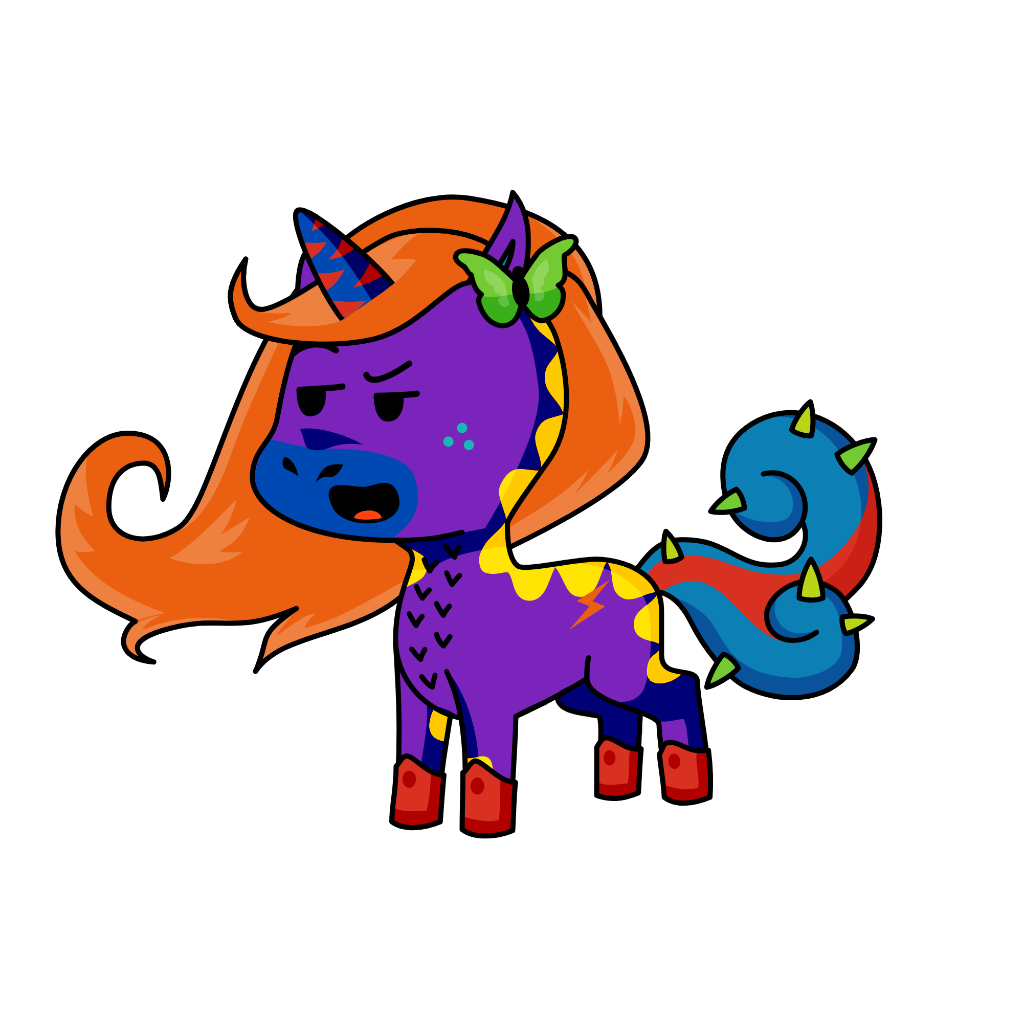 pipiuuuuu, the unicorn