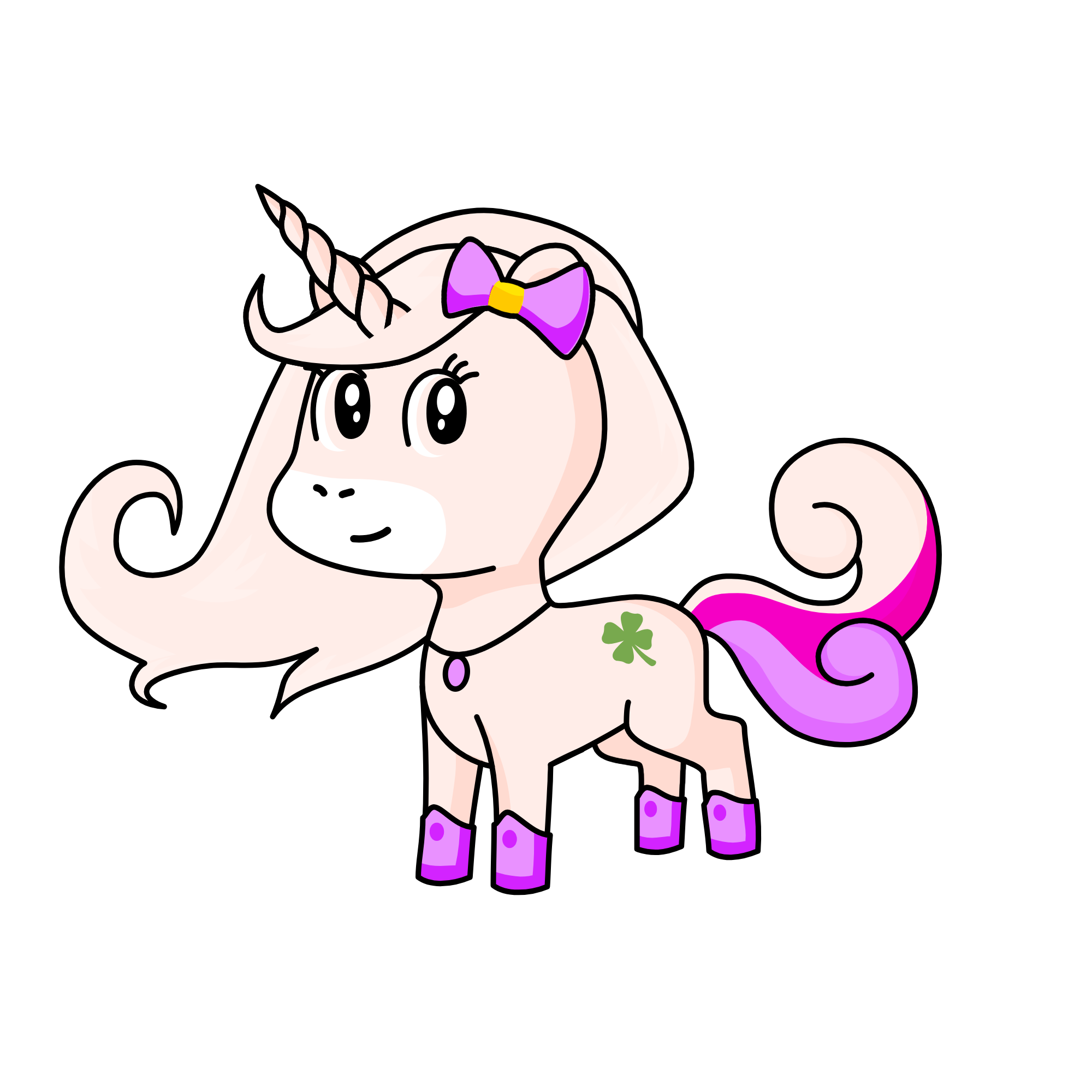 Lucky, the unicorn