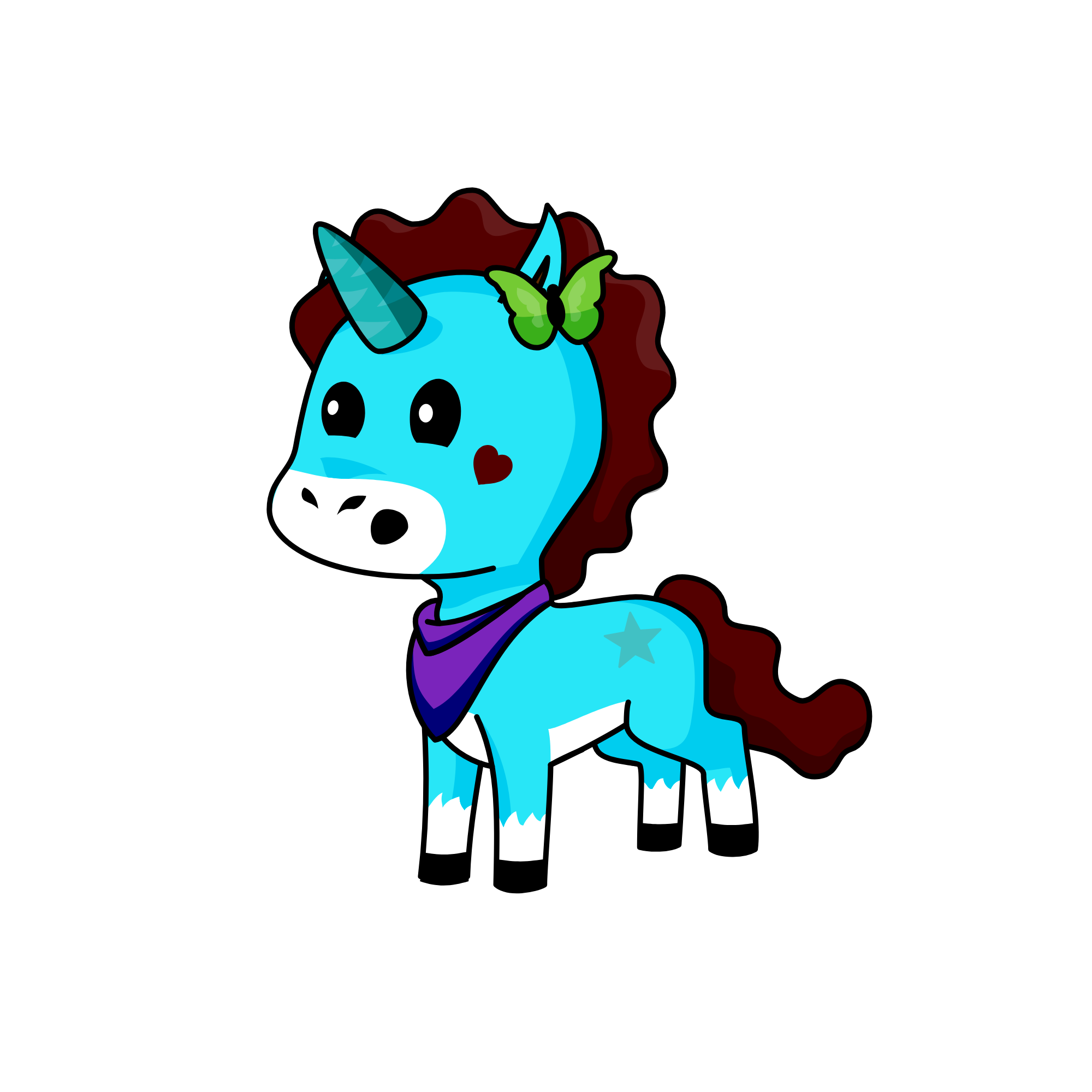misty, the unicorn