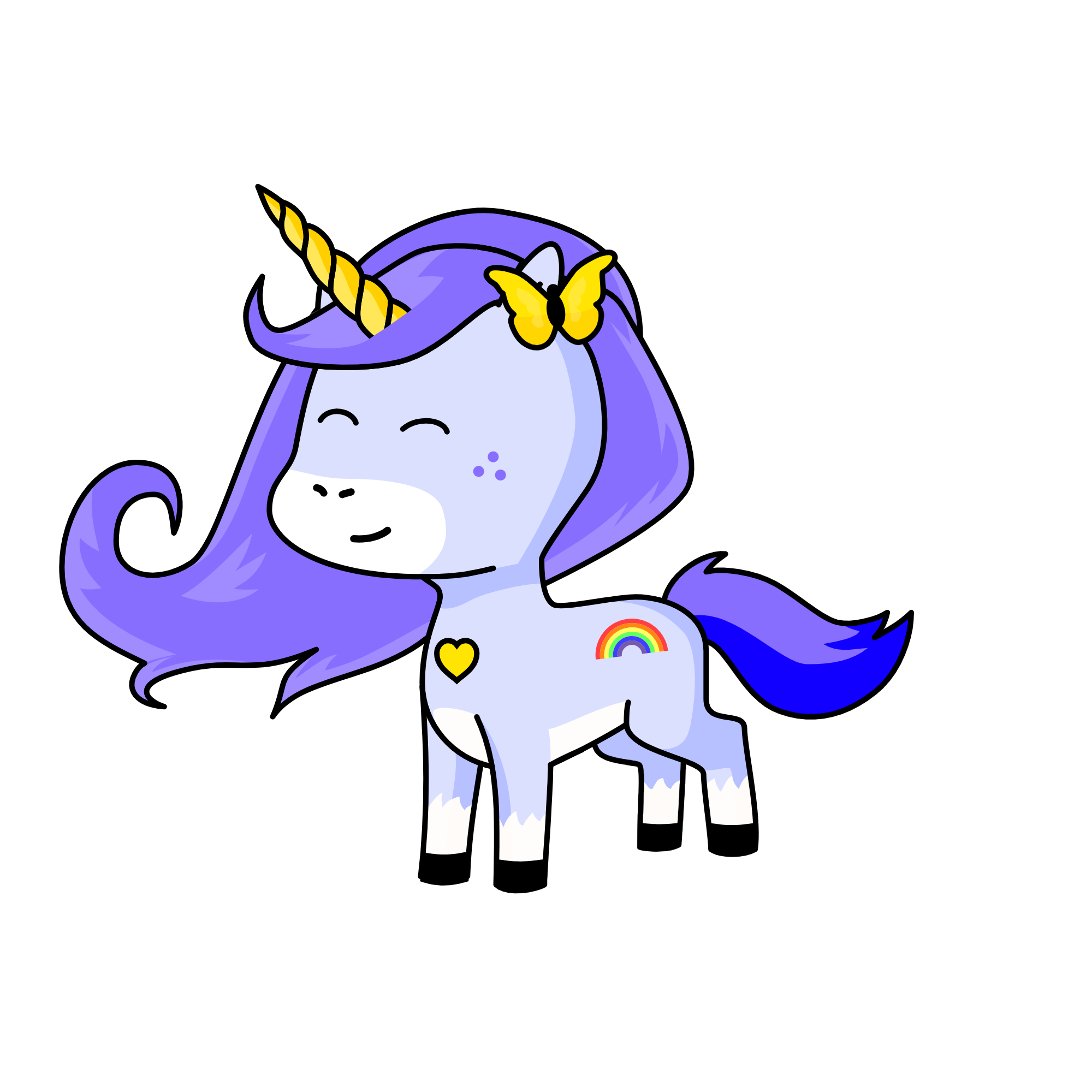 Windy Blossom, the unicorn