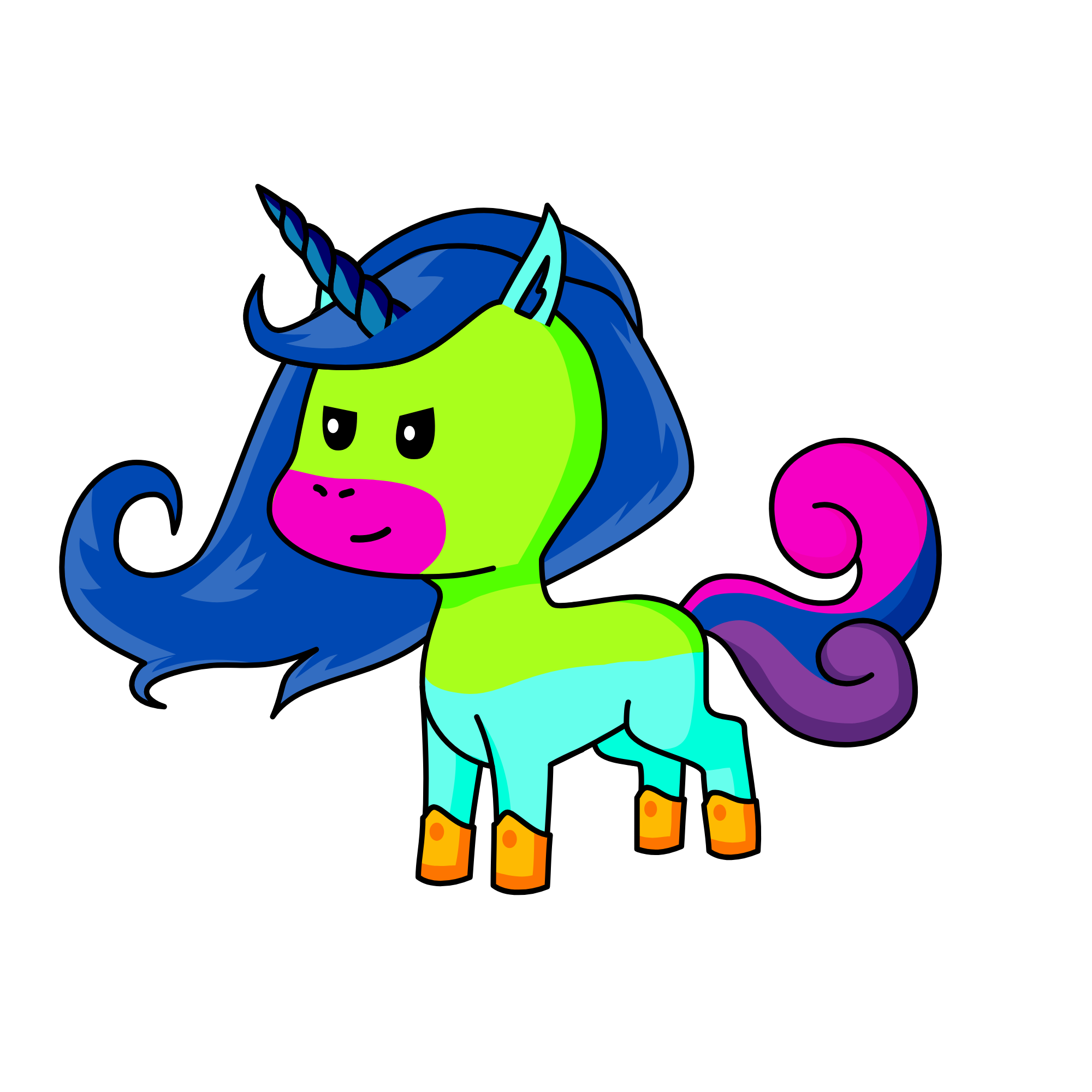 Lphelia, the unicorn
