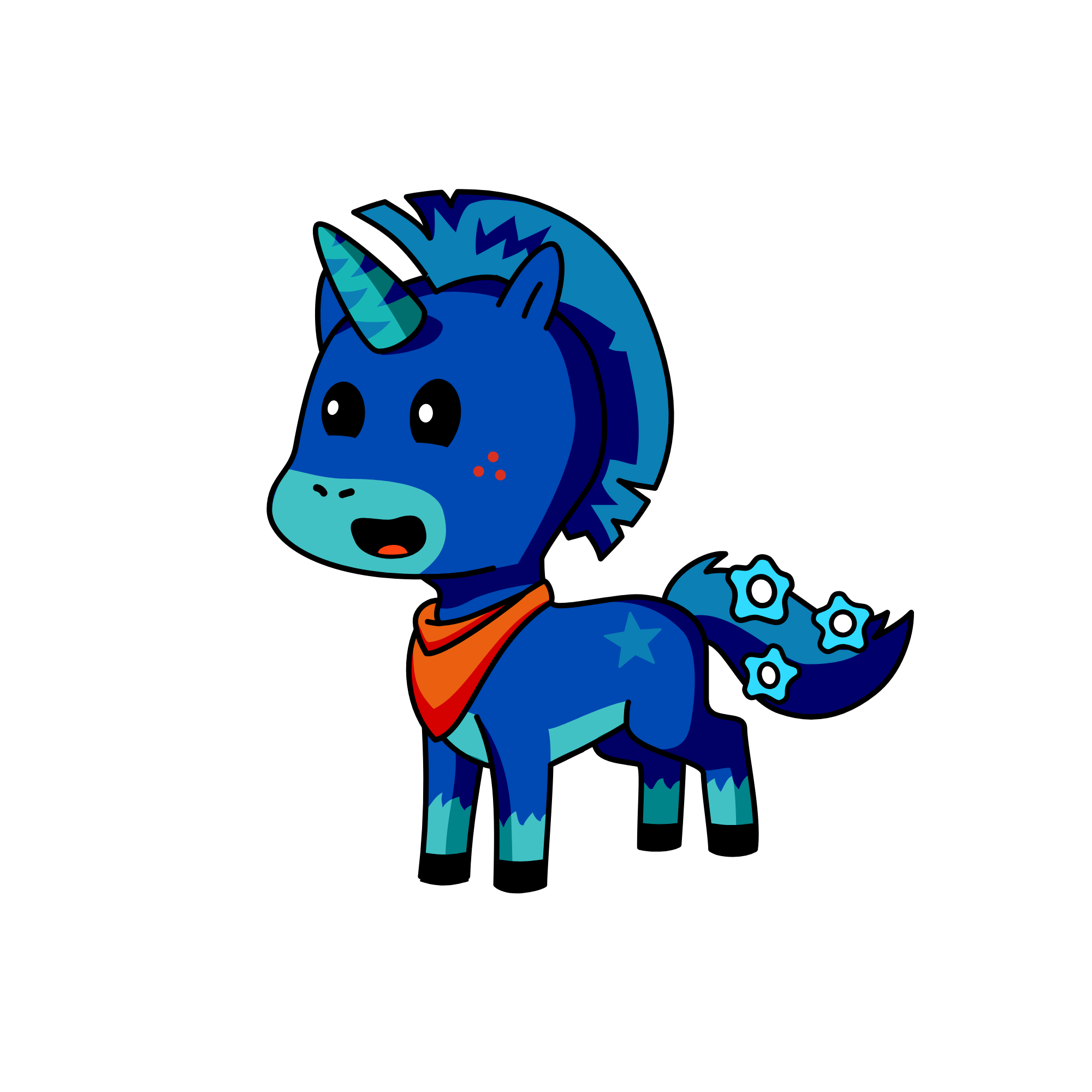 Starulean, the unicorn