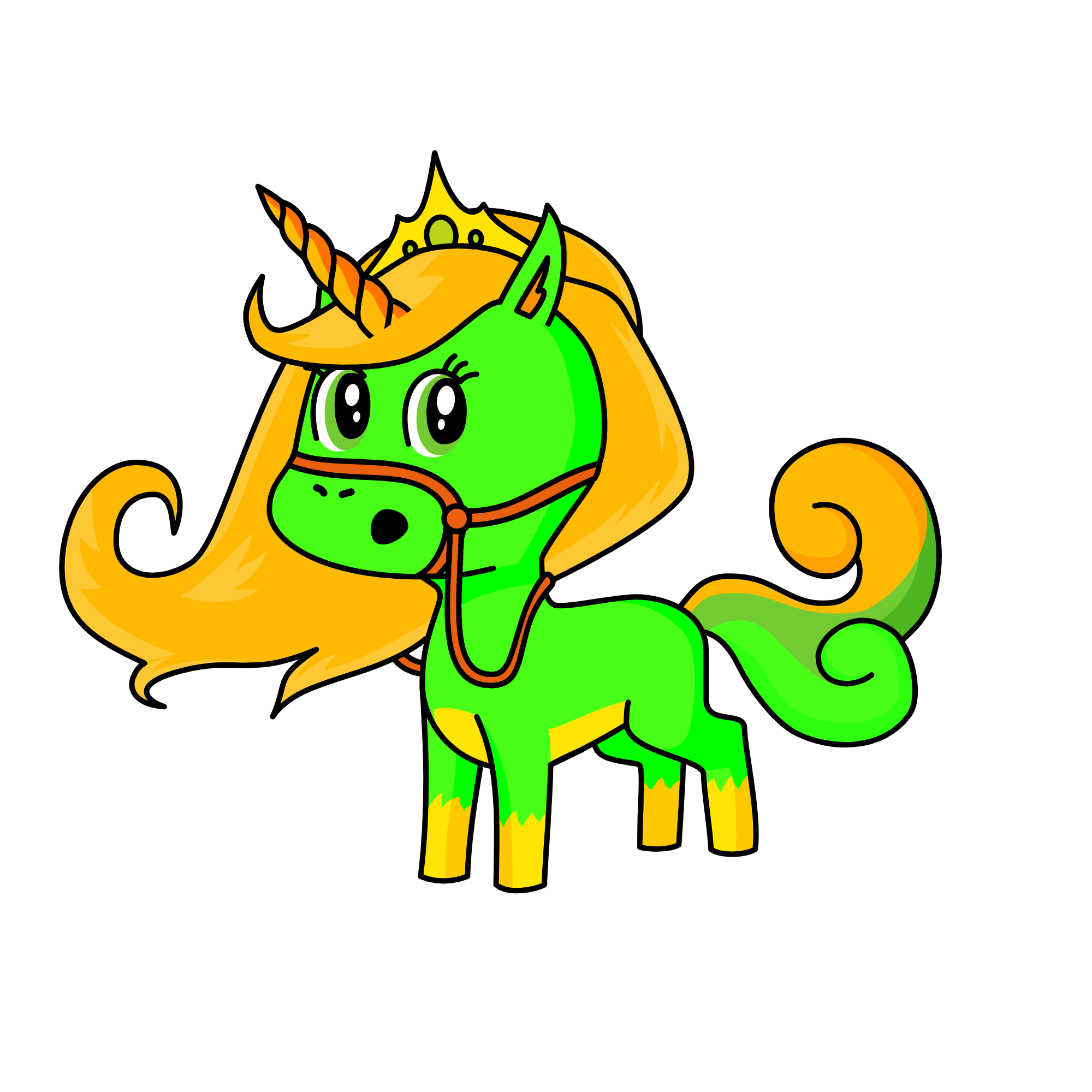 PRINCESS NYA, the unicorn