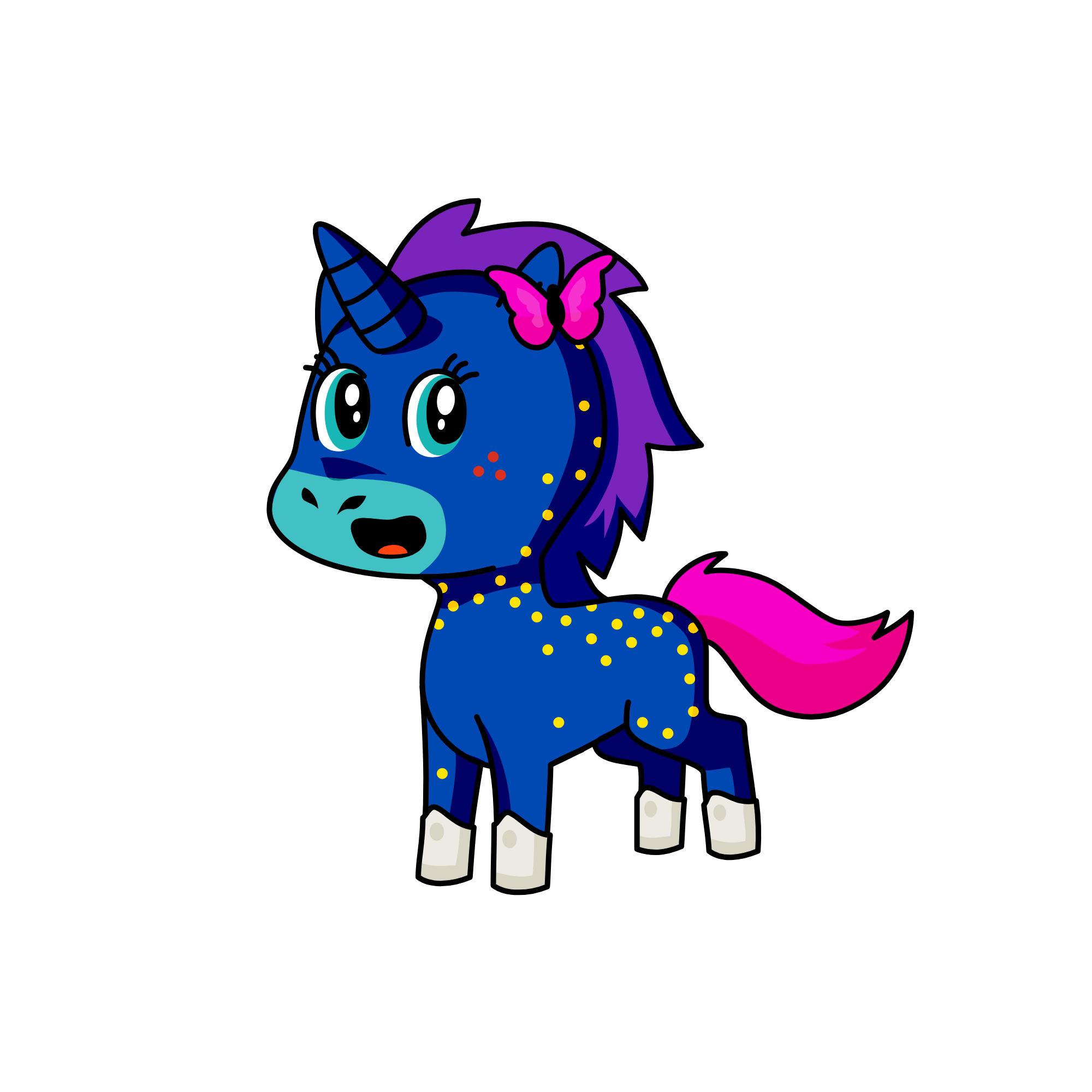 stitch, the unicorn