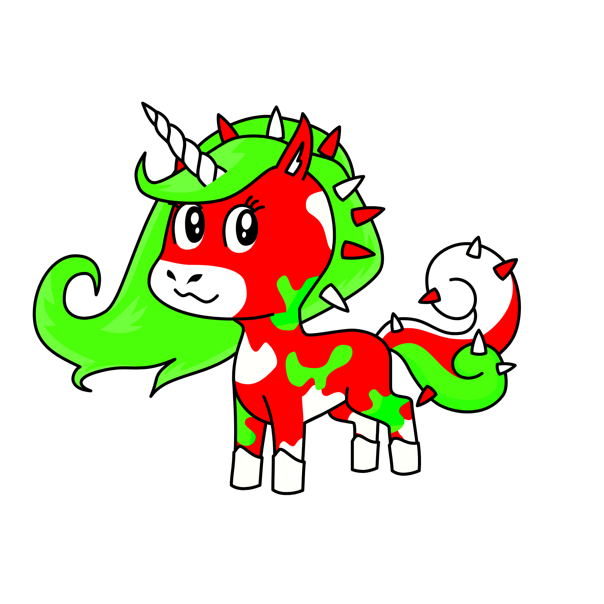 SANTA CLAUS , the unicorn