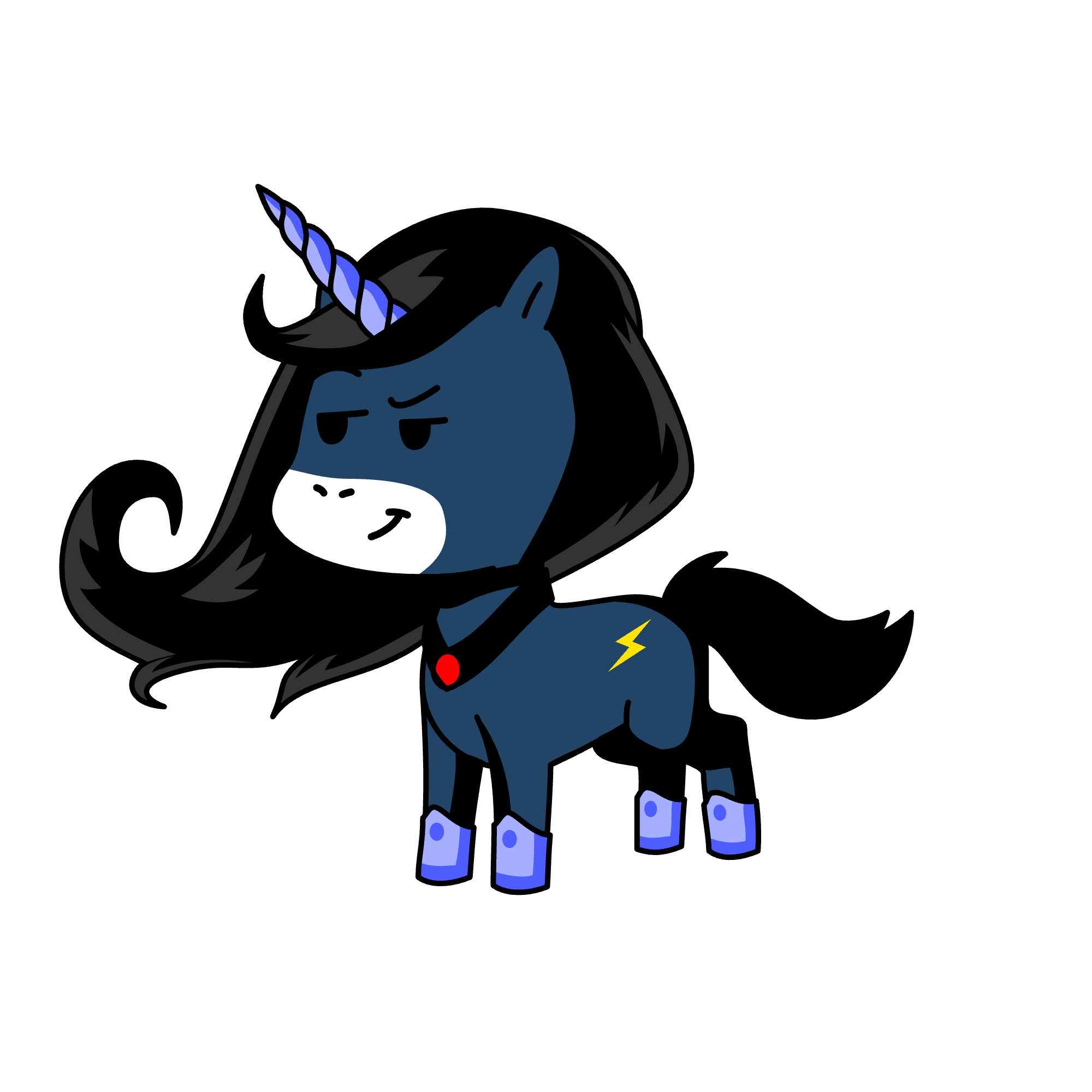 Mysterious Kimi, the unicorn