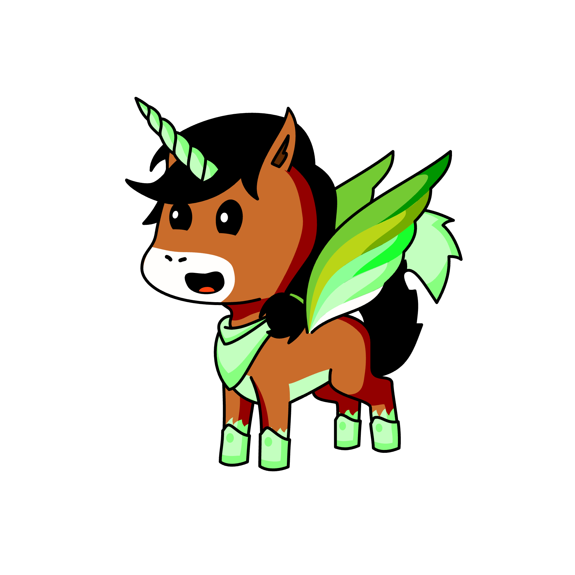 Nikita (on top!!!), the unicorn