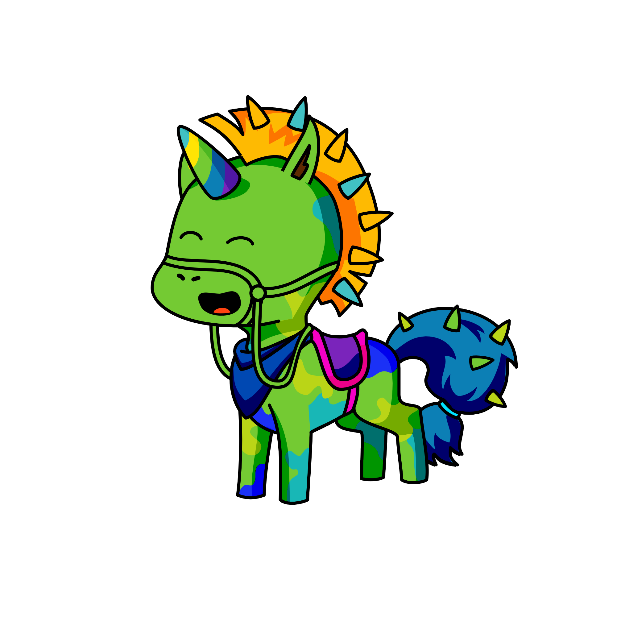 spike, the unicorn