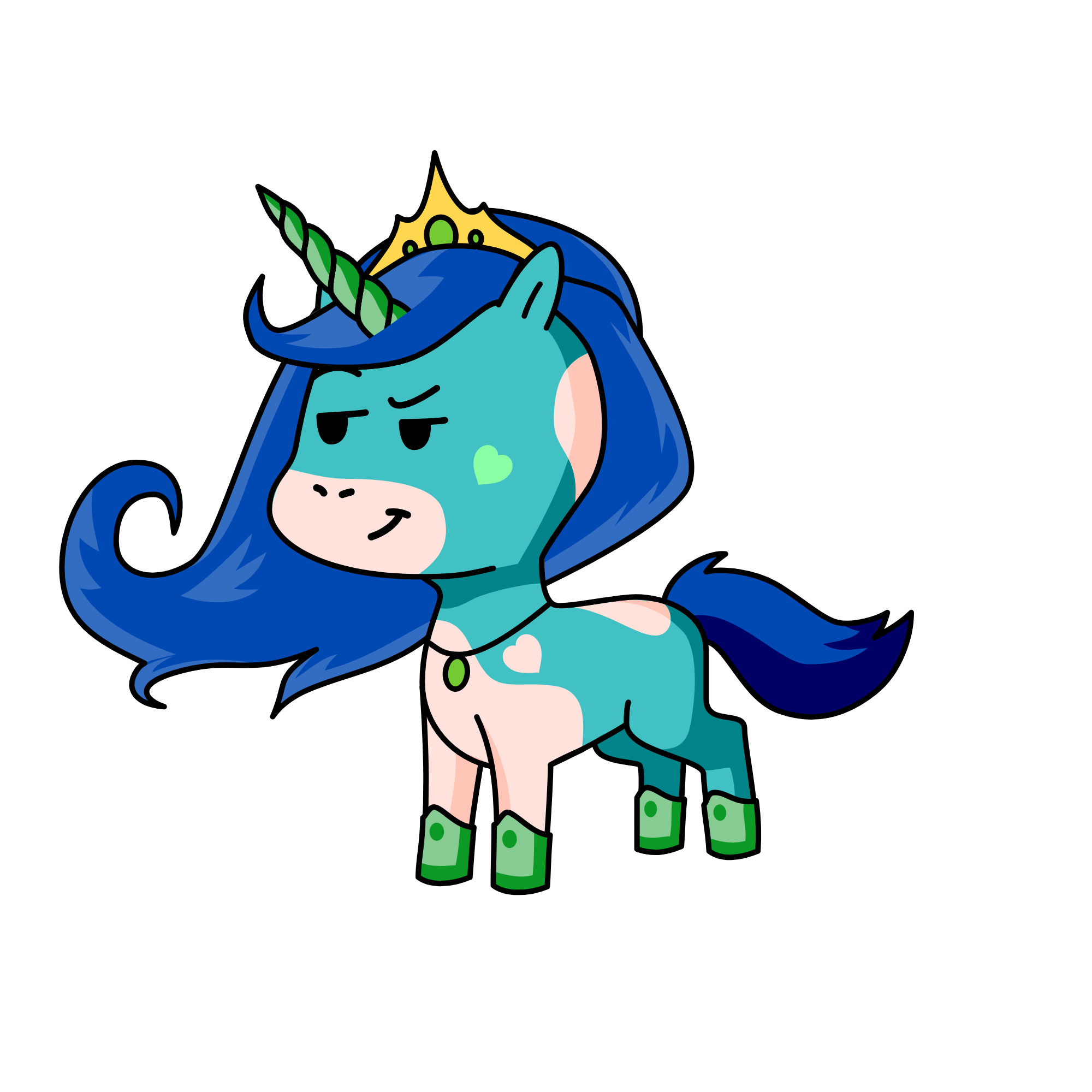 ms.nightstar, the unicorn