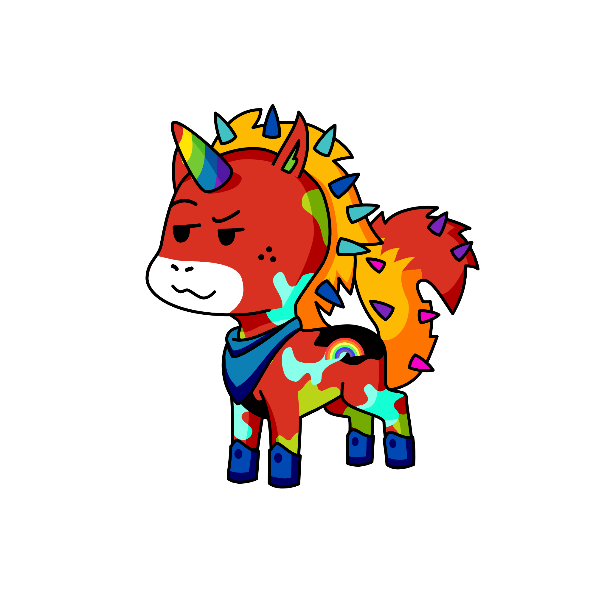 BOB ROSSICUS CHARLICUS THE THIRD, the unicorn