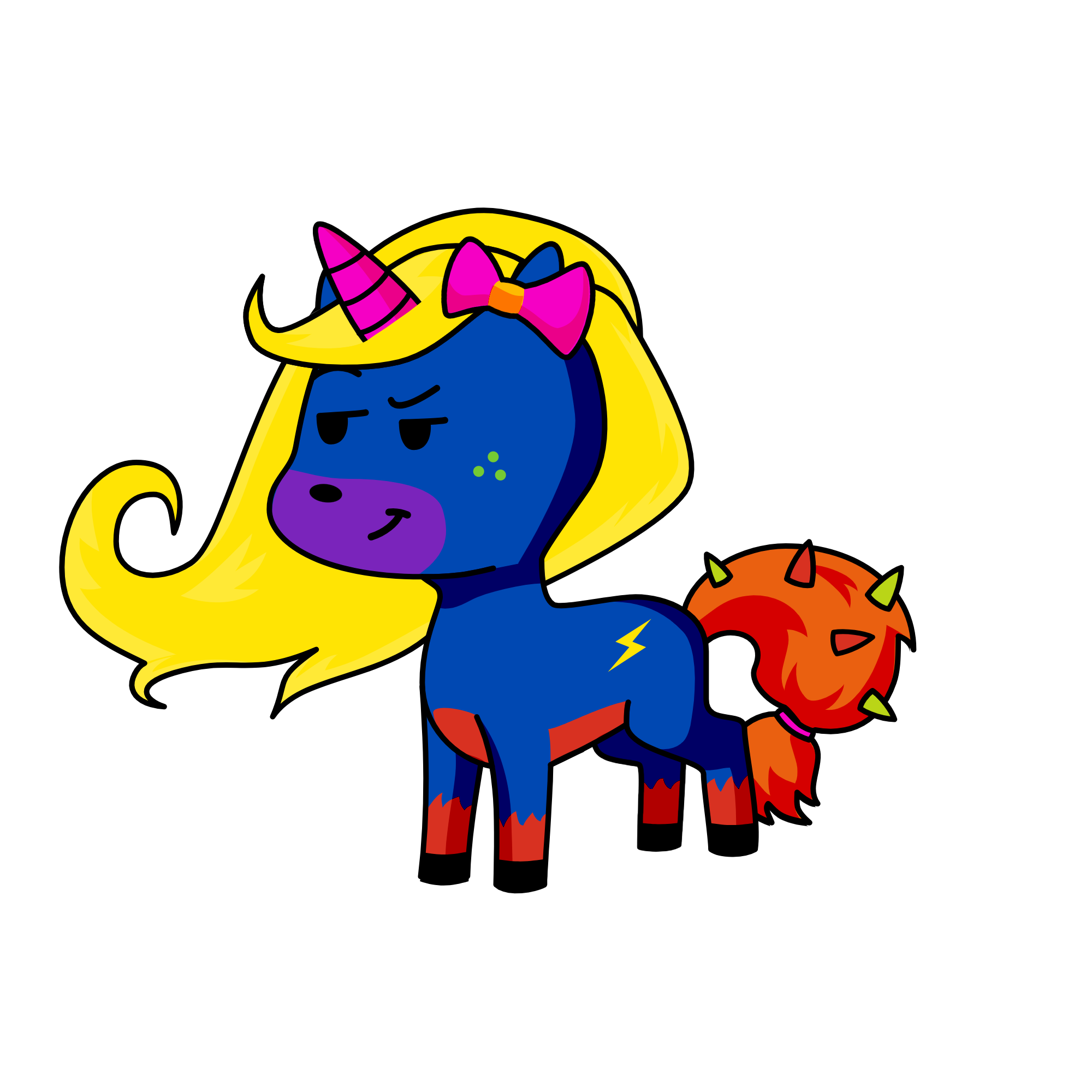 BOXEY, the unicorn
