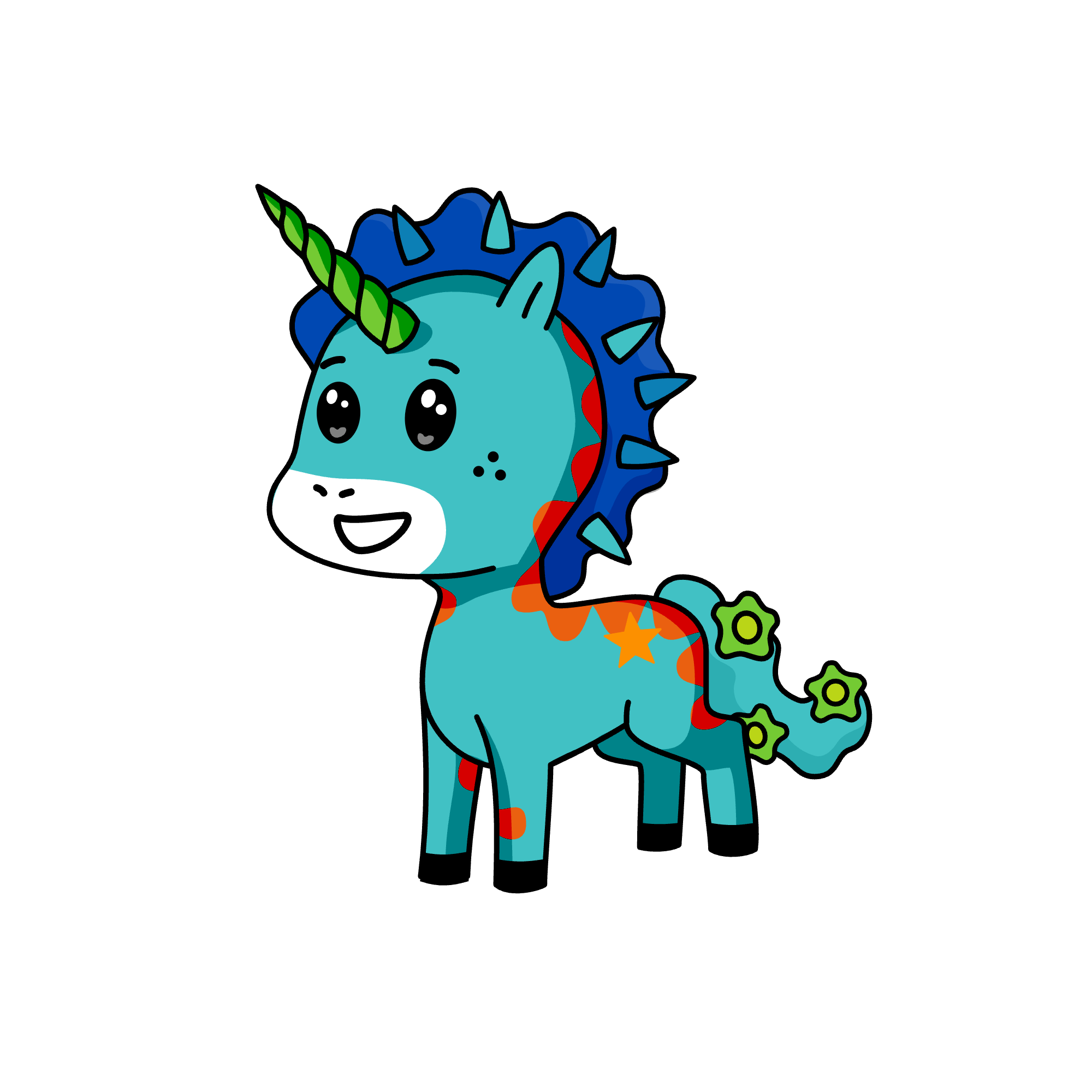 Blake , the unicorn