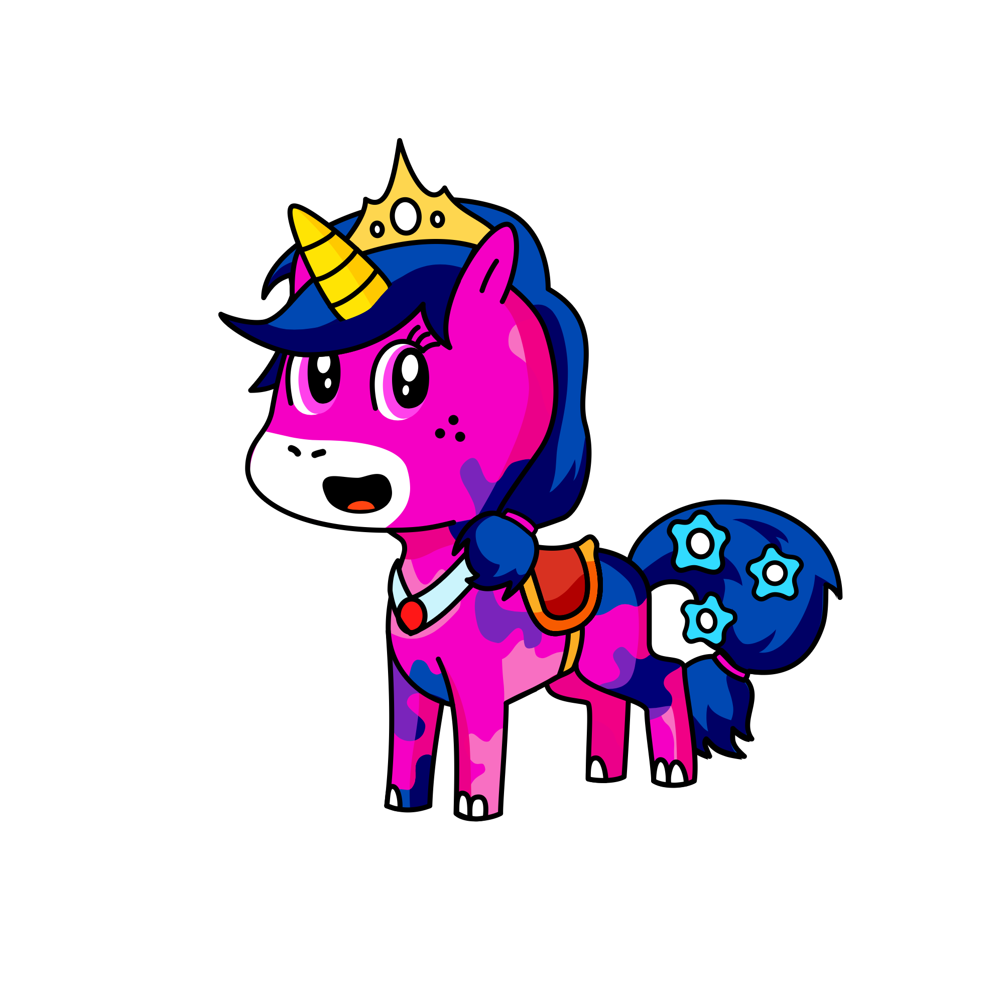 Preppy princess , the unicorn