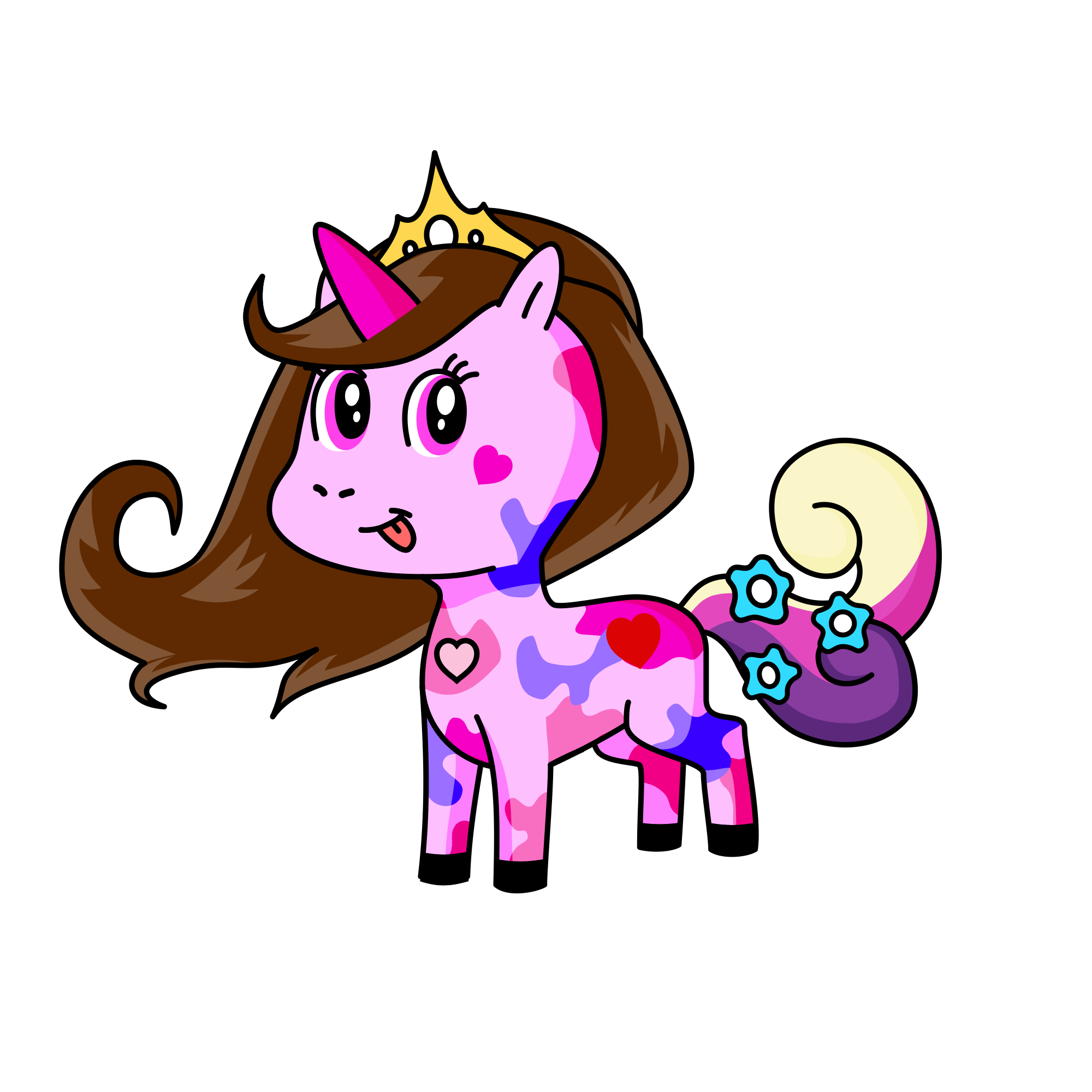 Sparkles , the unicorn