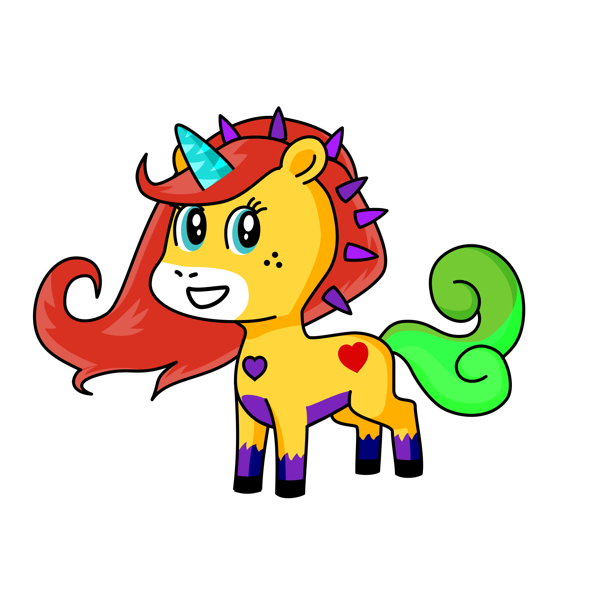 Ariel, the unicorn