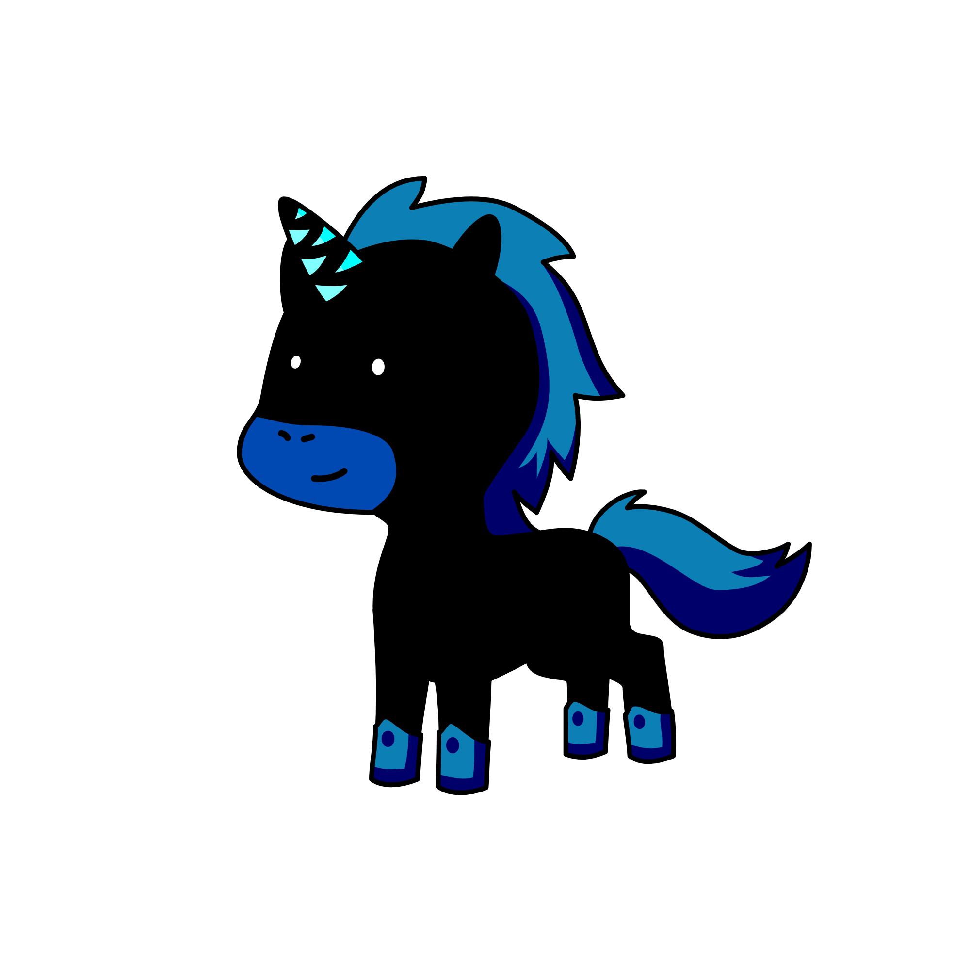 darky , the unicorn