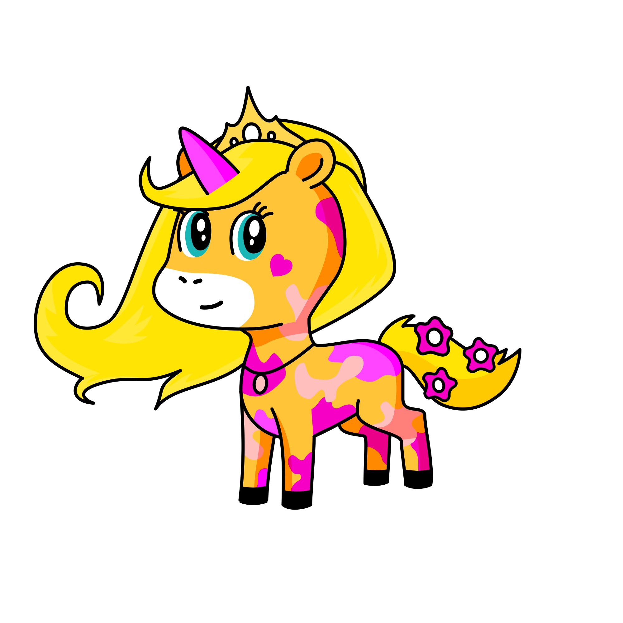 Glinda the good witch , the unicorn