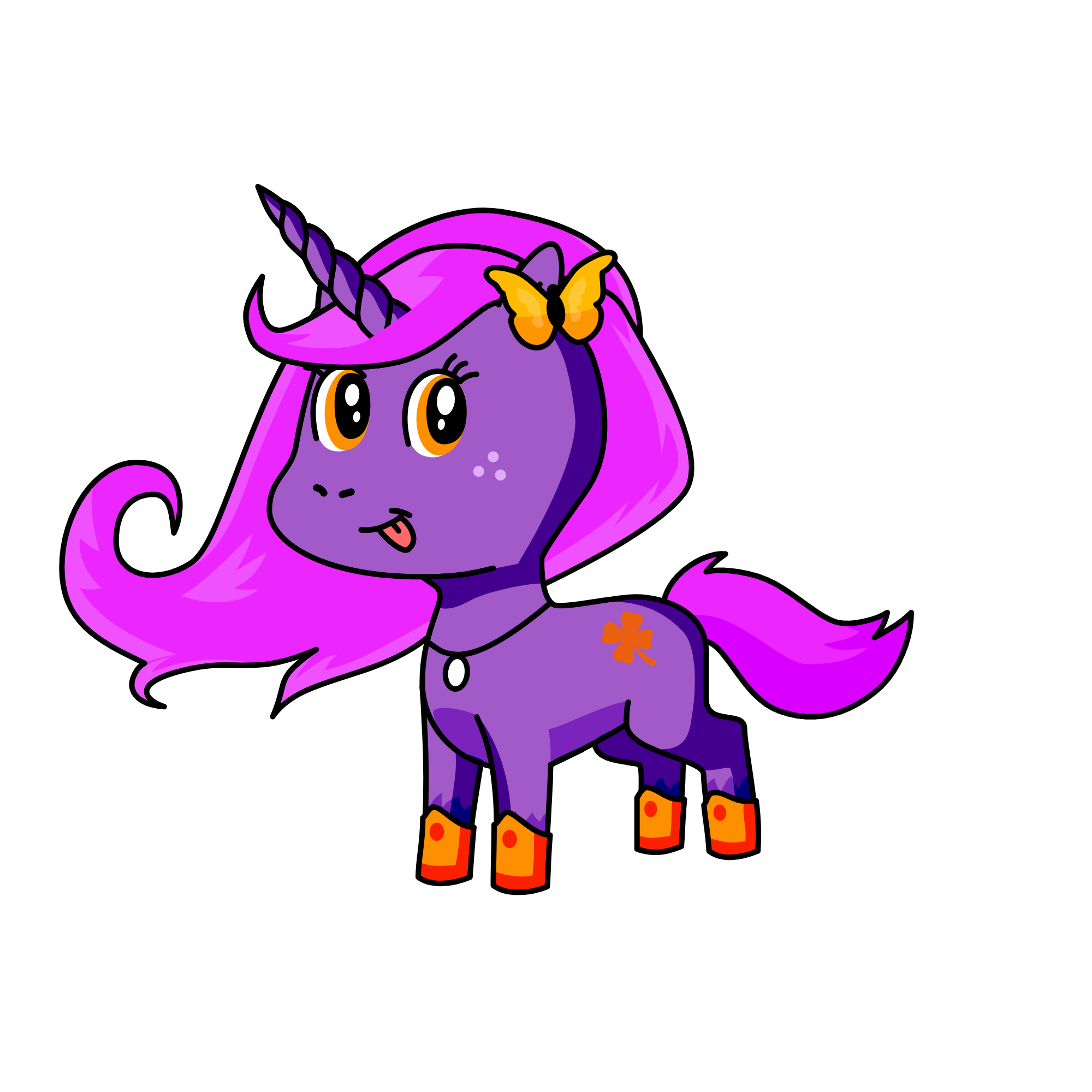 Julia Cassie, the unicorn