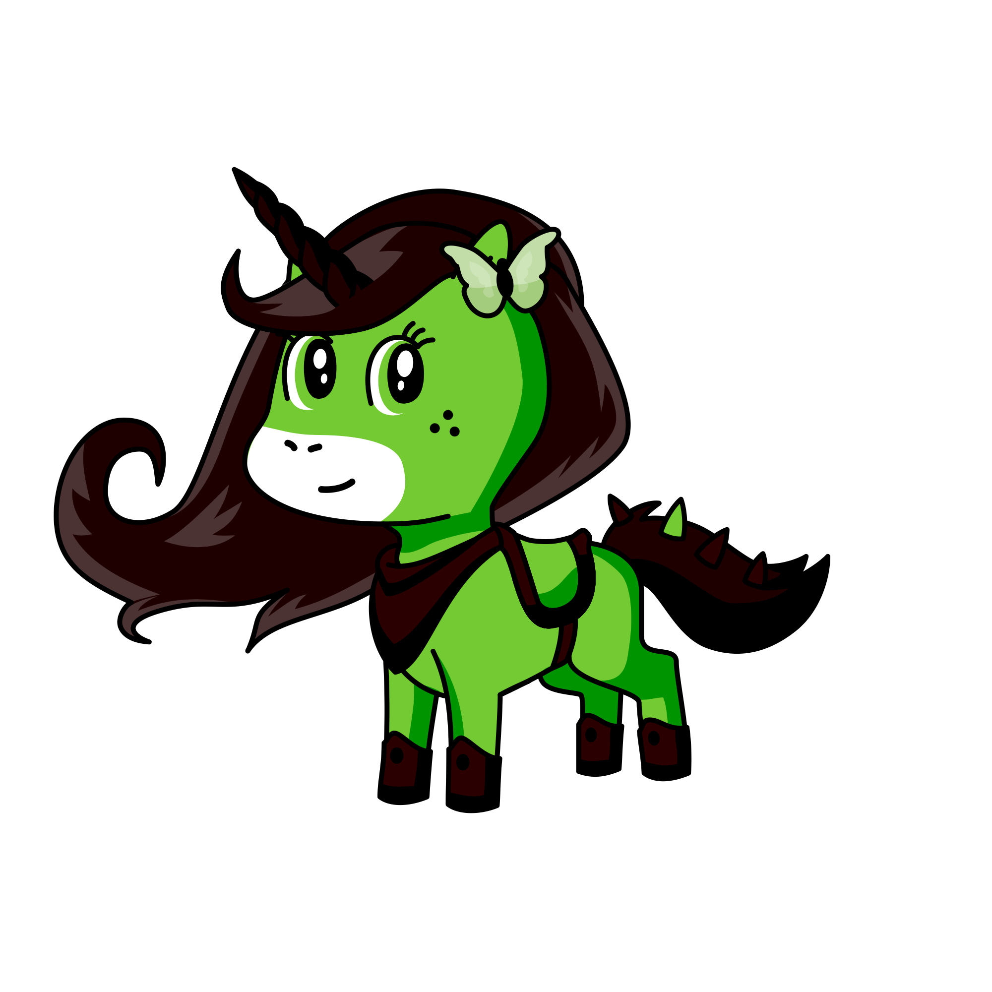 Elphaba the wicked witch, the unicorn