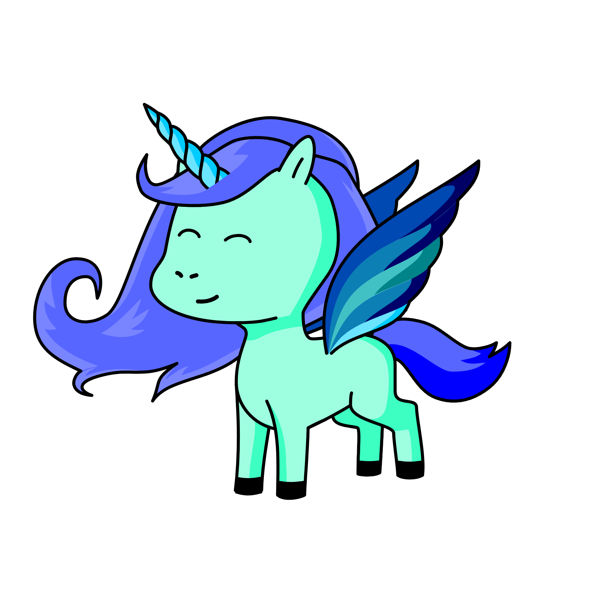 Sea Storm, the unicorn